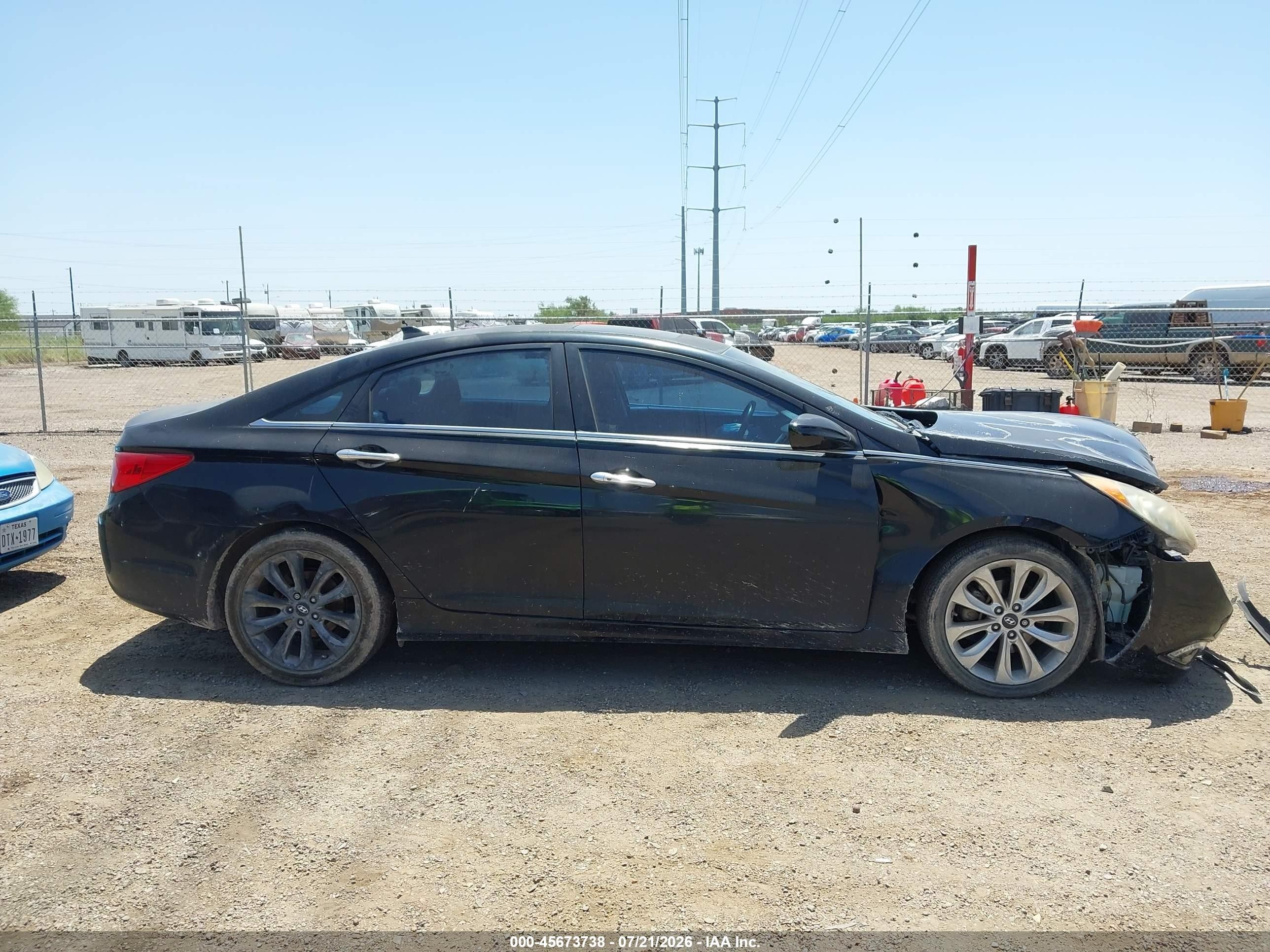 2011 Hyundai Sonata Se 2.0t Black vin: 5NPEC4AB3BH315563