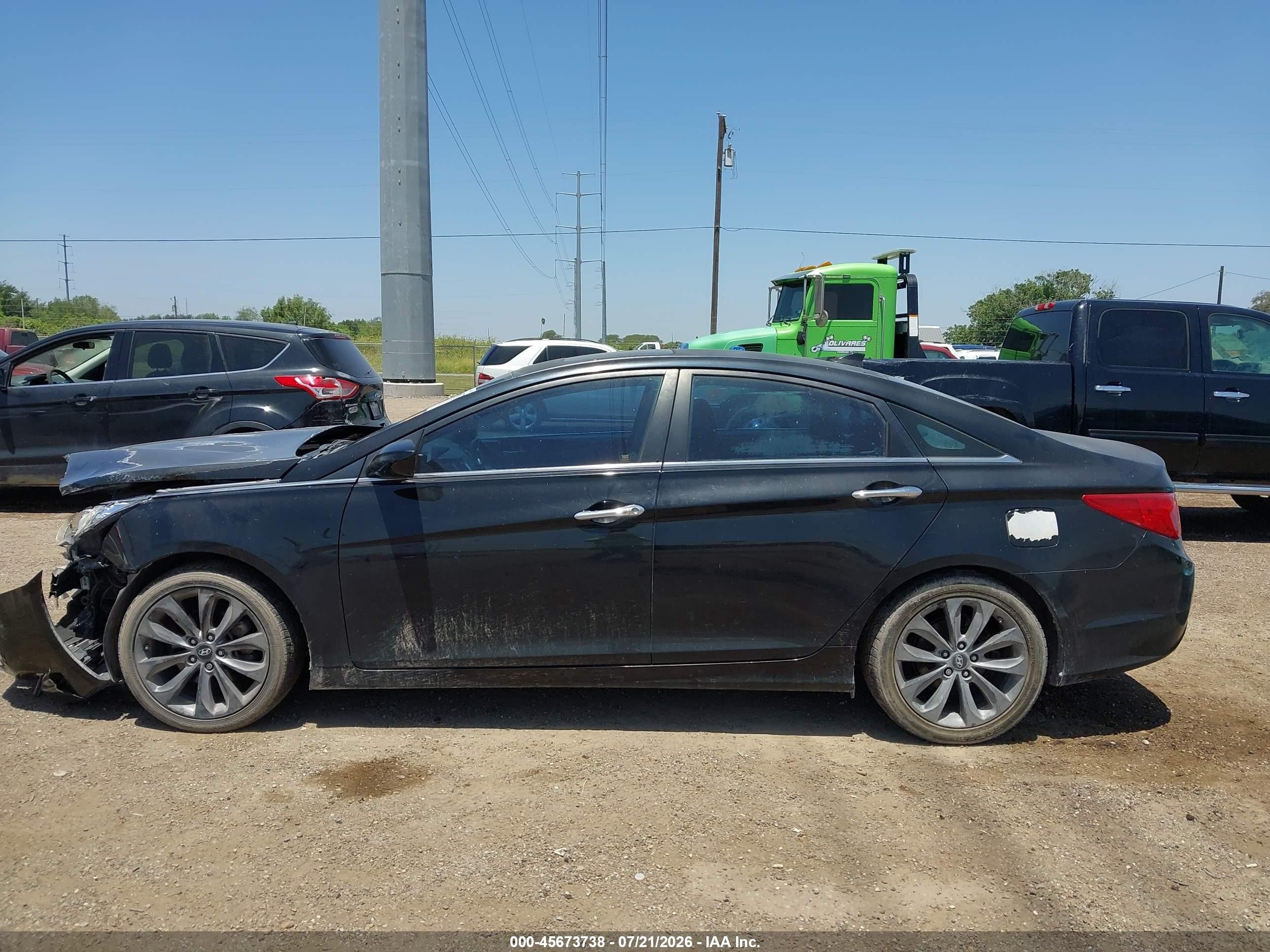 2011 Hyundai Sonata Se 2.0t Black vin: 5NPEC4AB3BH315563