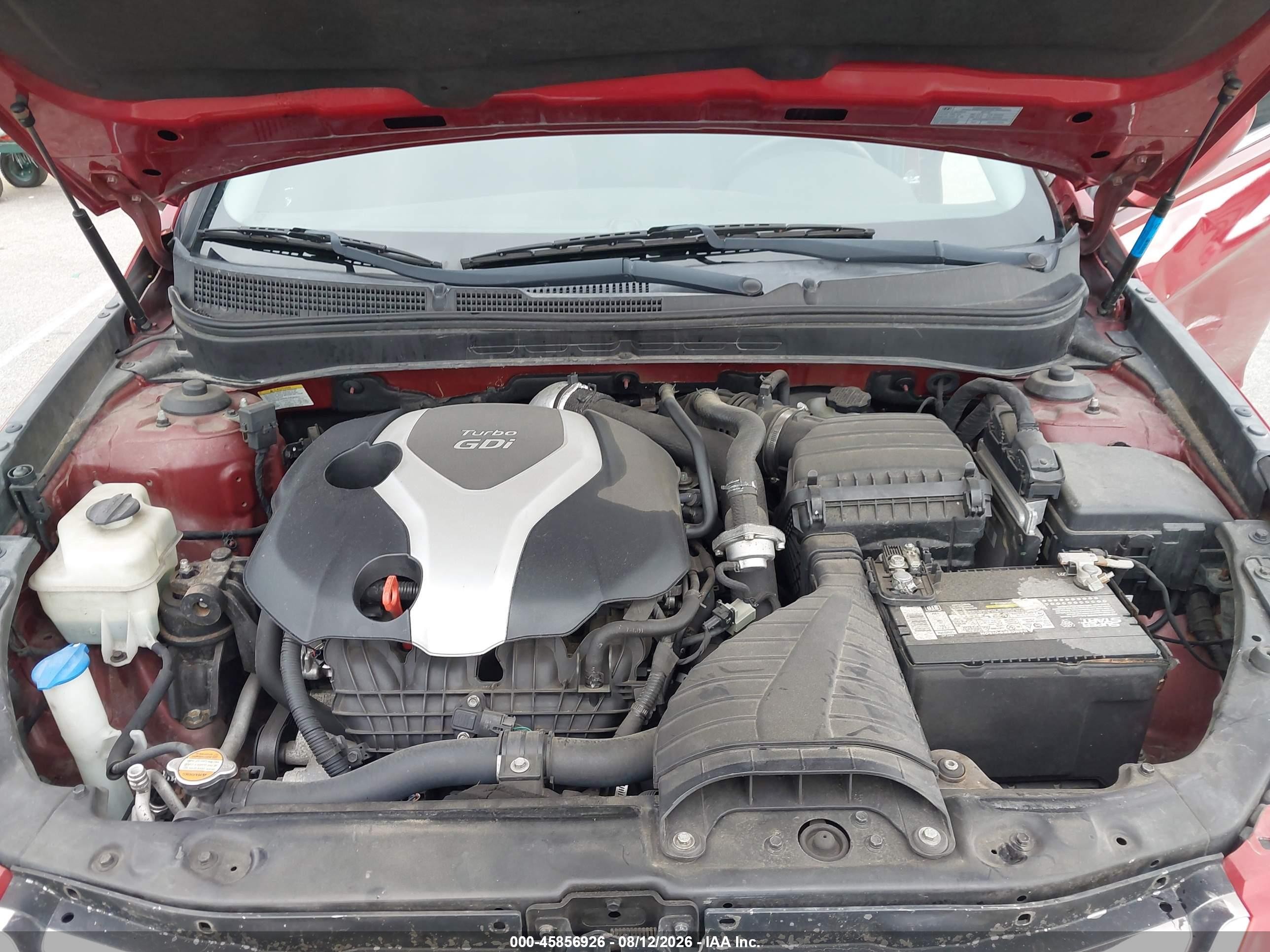 2011 Hyundai Sonata Se 2.0t Red vin: 5NPEC4AB3BH317040