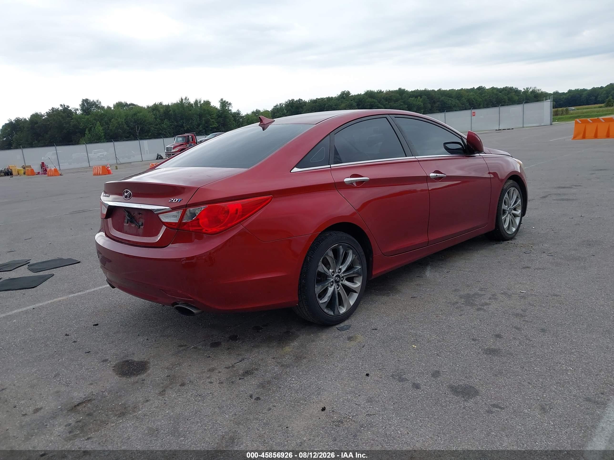 2011 Hyundai Sonata Se 2.0t Red vin: 5NPEC4AB3BH317040