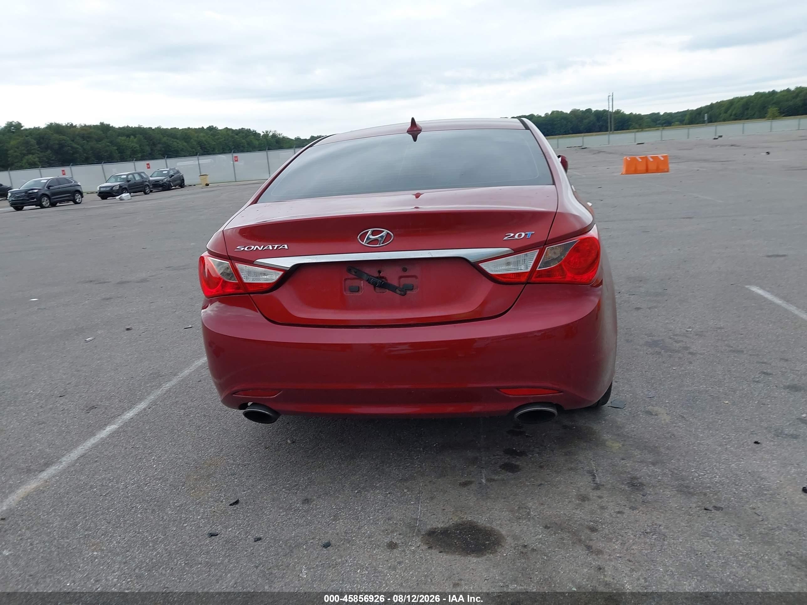 2011 Hyundai Sonata Se 2.0t Red vin: 5NPEC4AB3BH317040