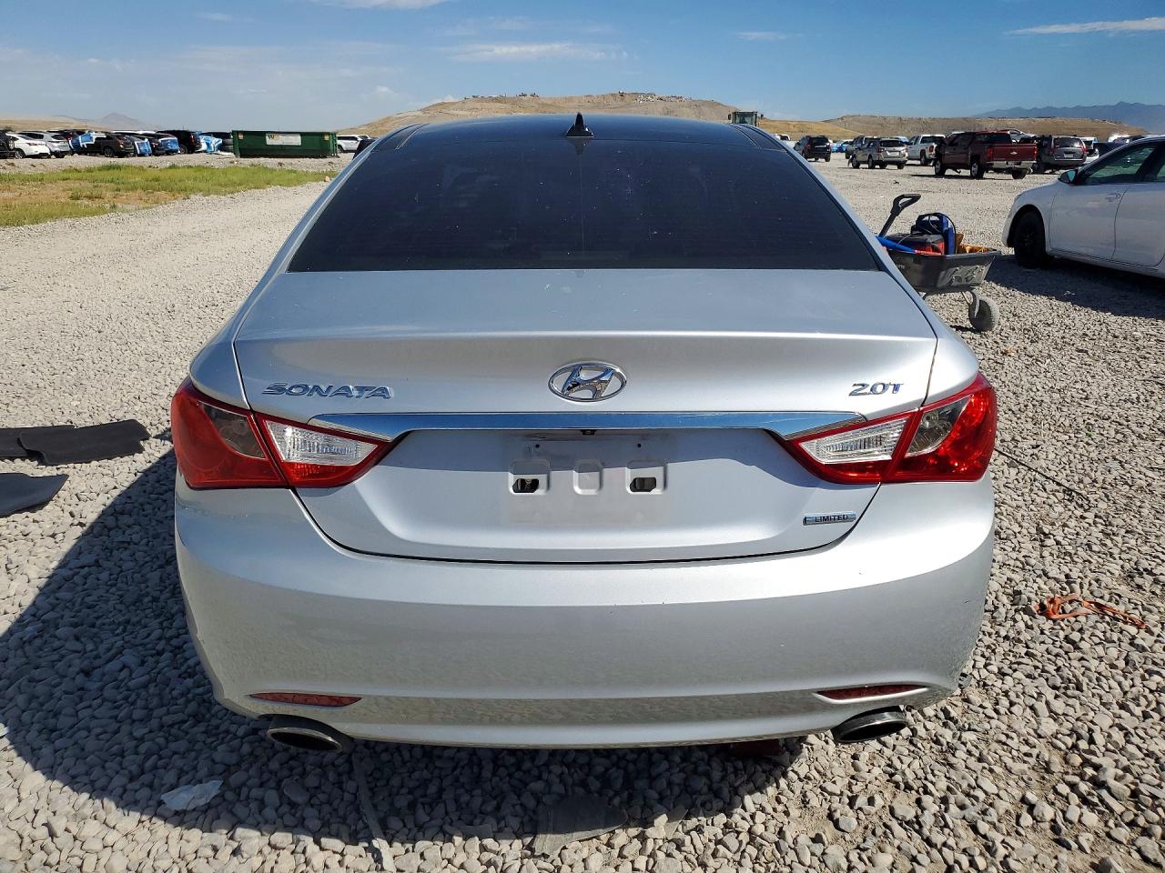 2012 Hyundai Sonata Limited 2.0t Silver vin: 5NPEC4AB3CH335443
