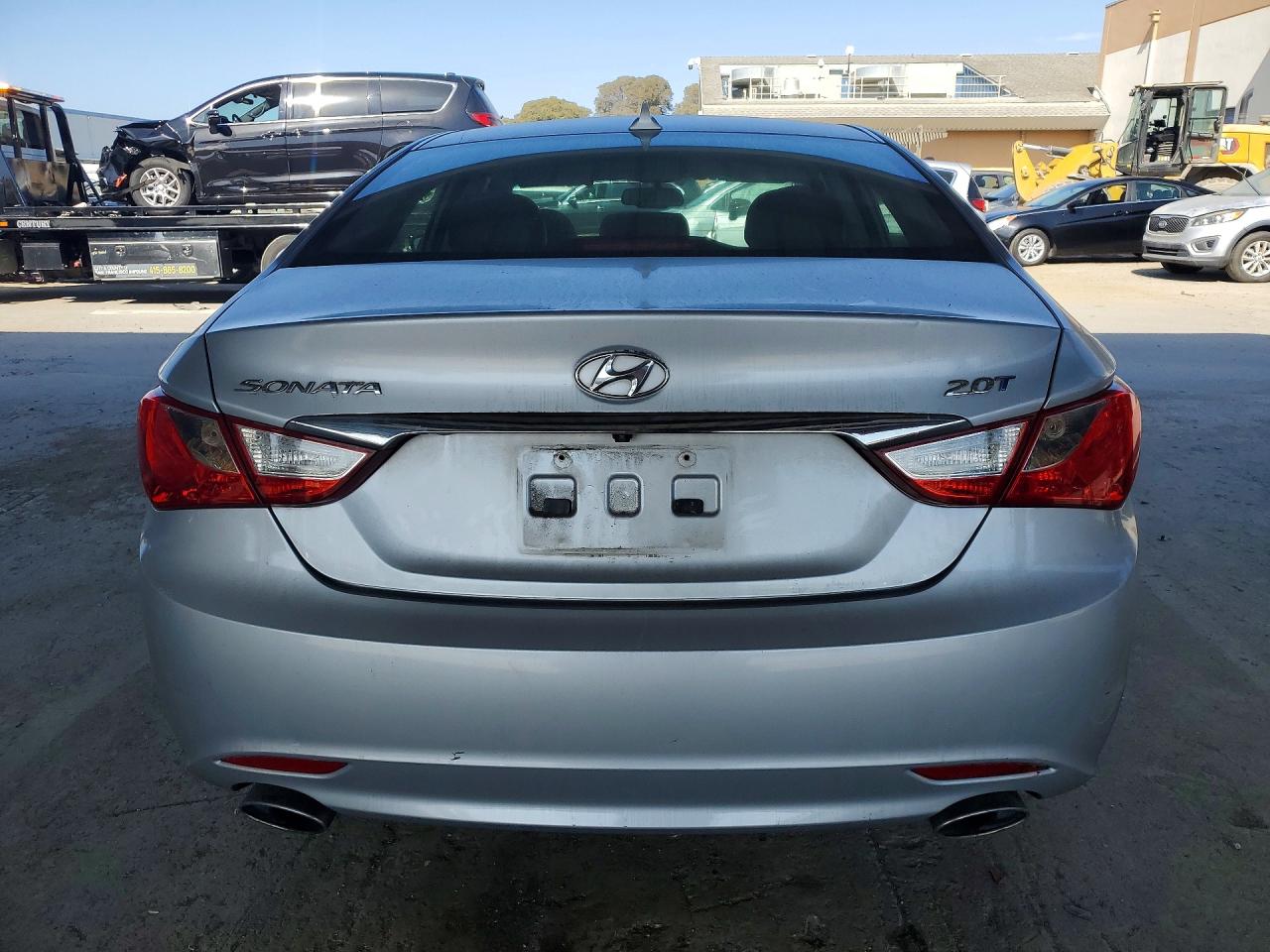 2012 Hyundai Sonata Se 2.0t Silver vin: 5NPEC4AB3CH352968