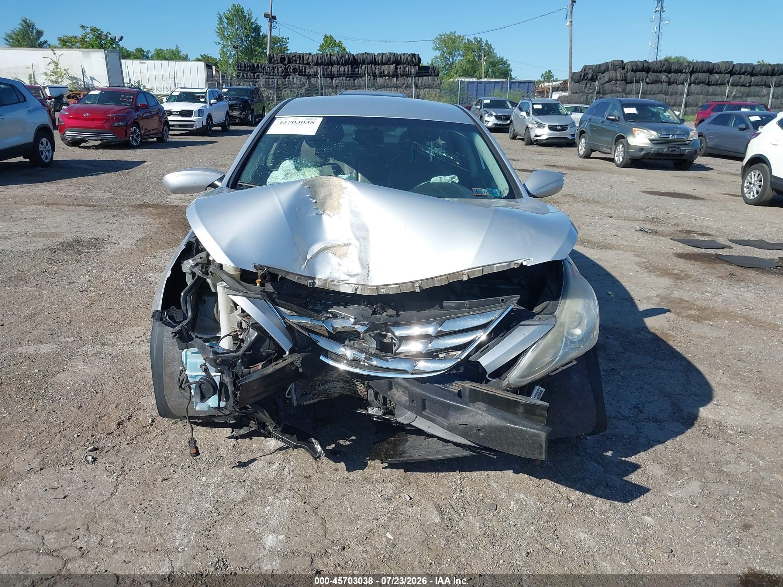 2012 Hyundai Sonata Se 2.0t Silver vin: 5NPEC4AB3CH354798