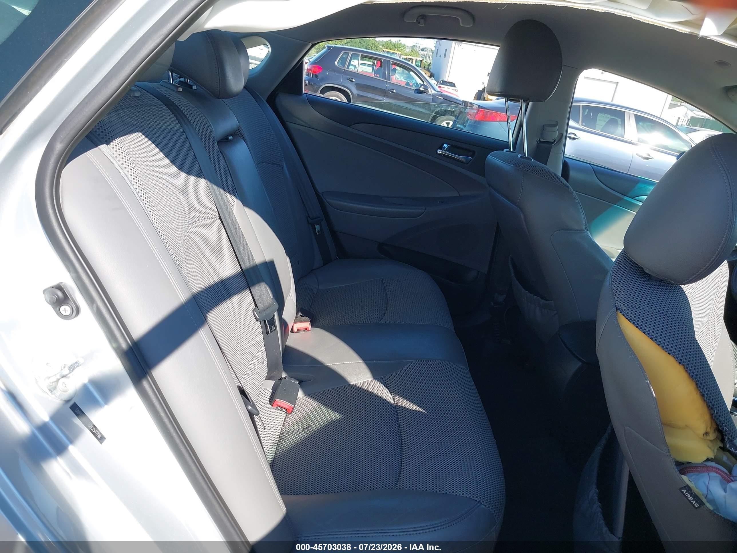 2012 Hyundai Sonata Se 2.0t Silver vin: 5NPEC4AB3CH354798