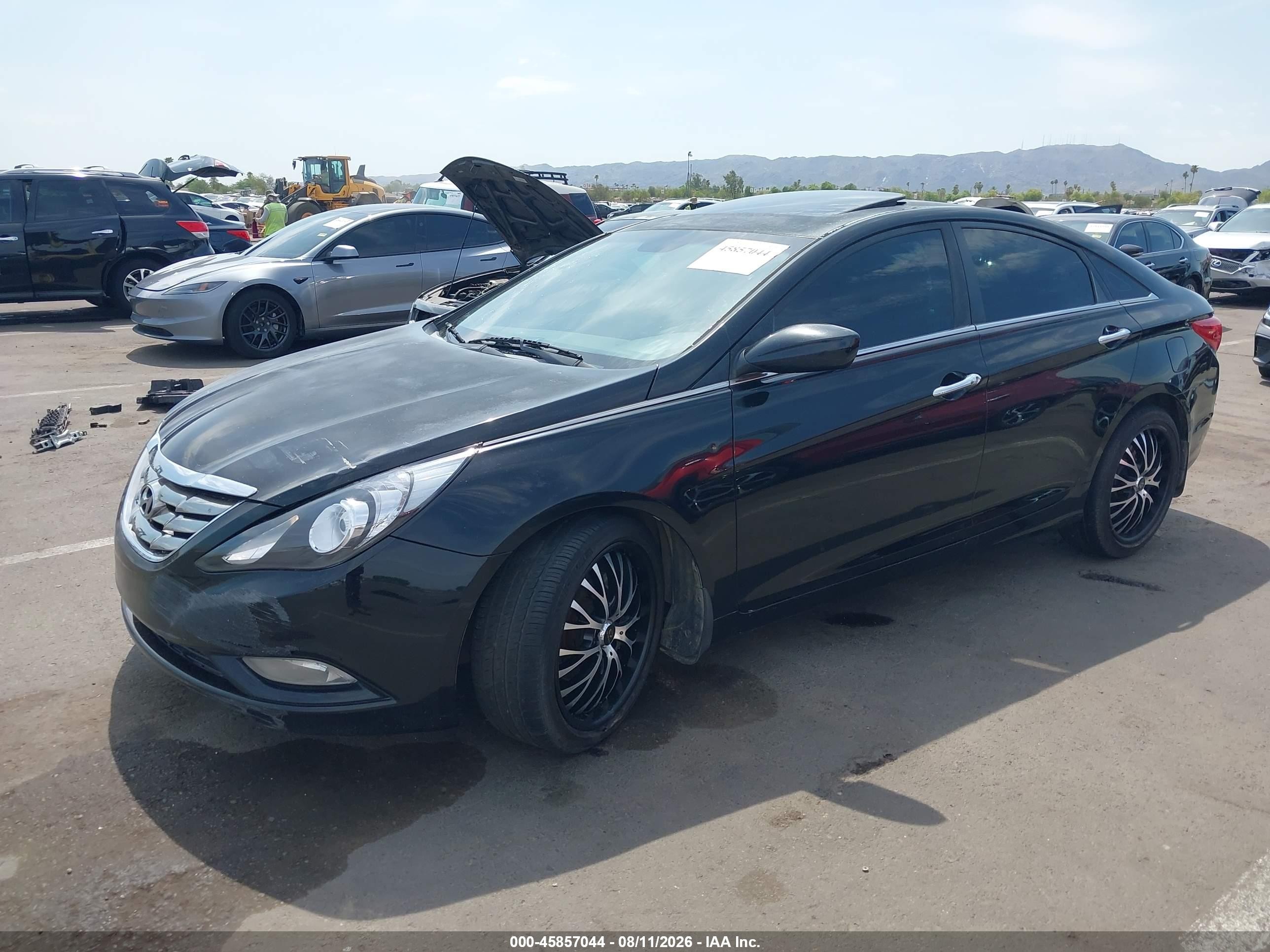 2012 Hyundai Sonata Se 2.0t Black vin: 5NPEC4AB3CH363923