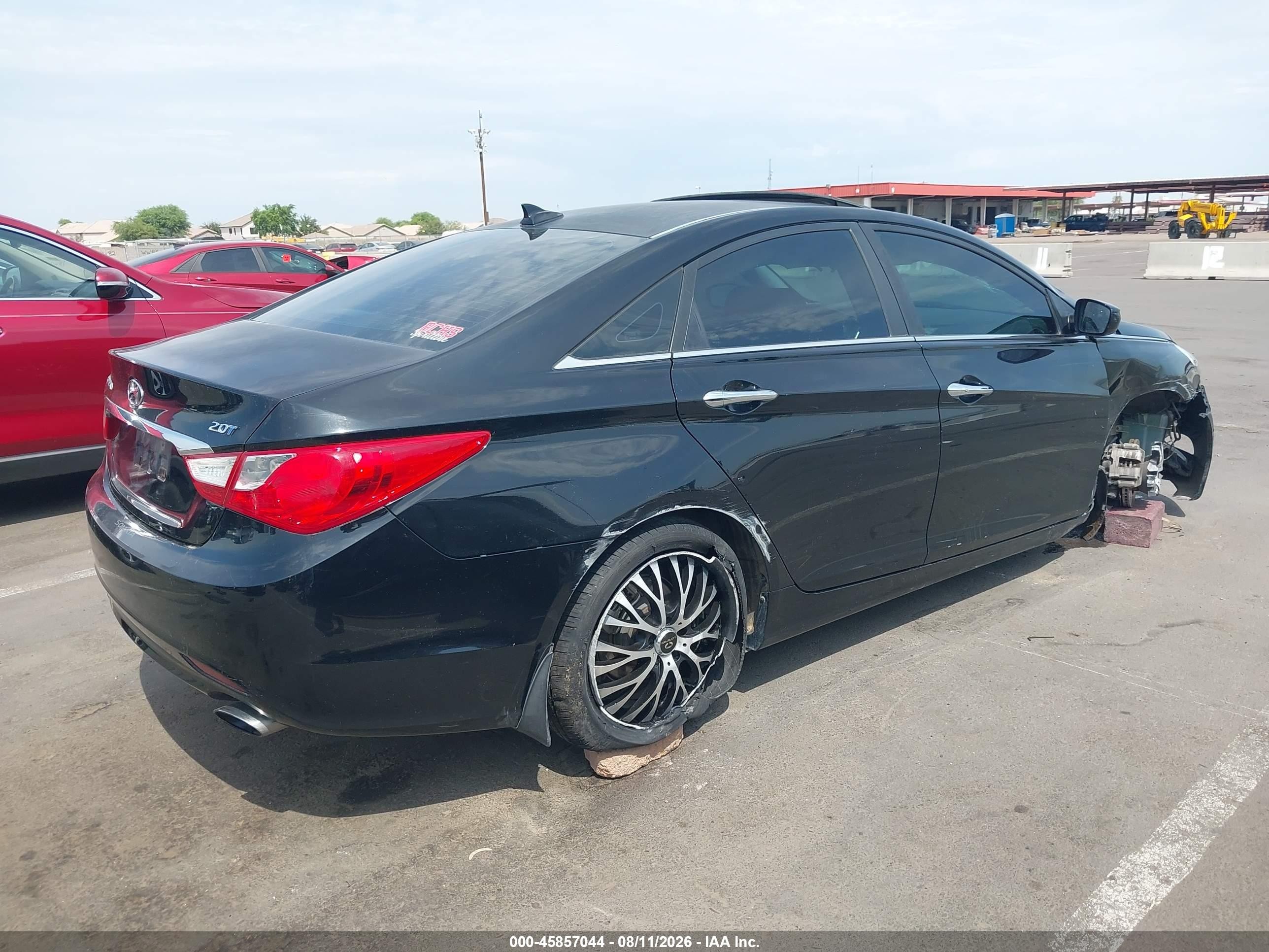 2012 Hyundai Sonata Se 2.0t Black vin: 5NPEC4AB3CH363923
