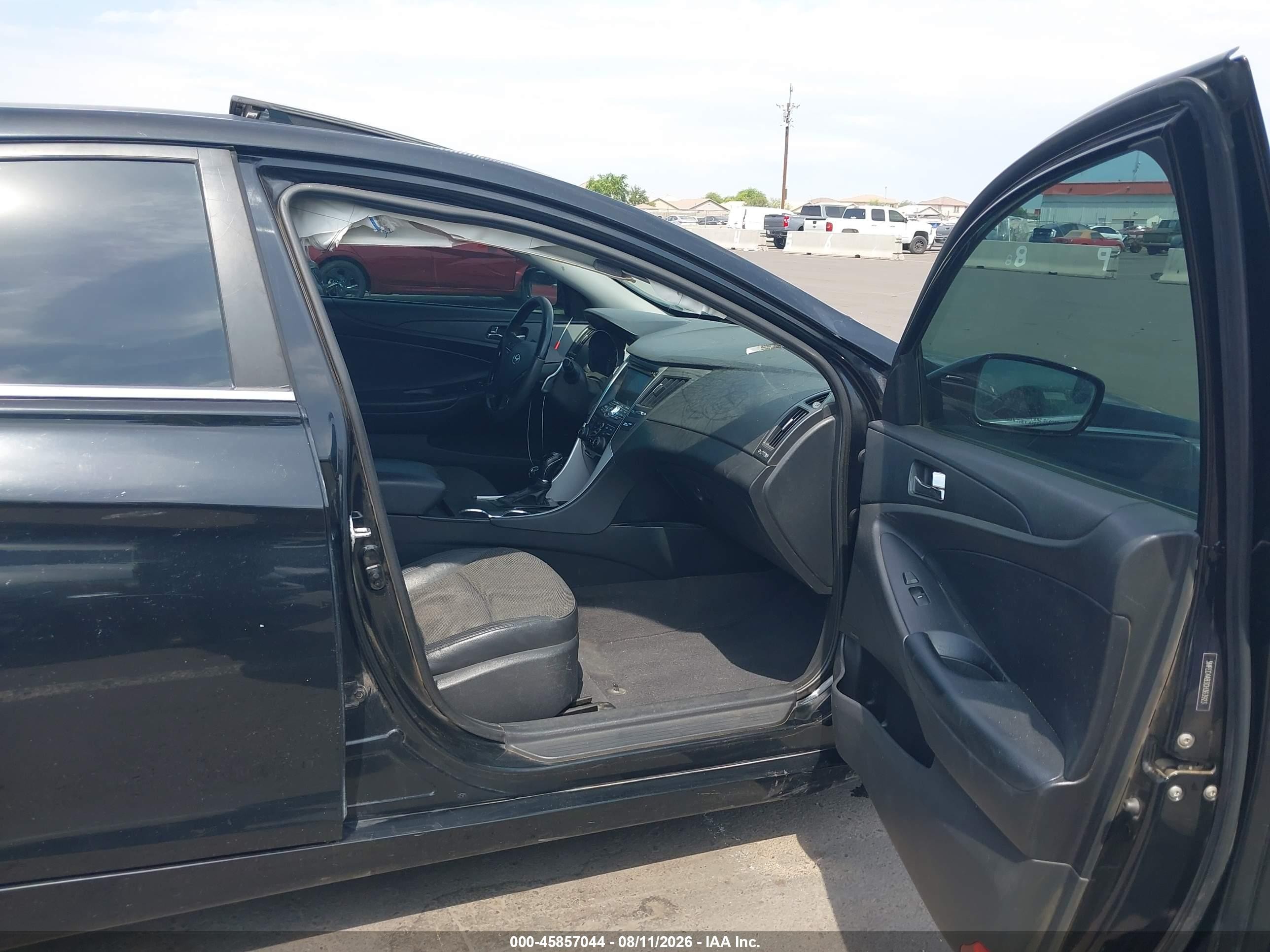 2012 Hyundai Sonata Se 2.0t Black vin: 5NPEC4AB3CH363923