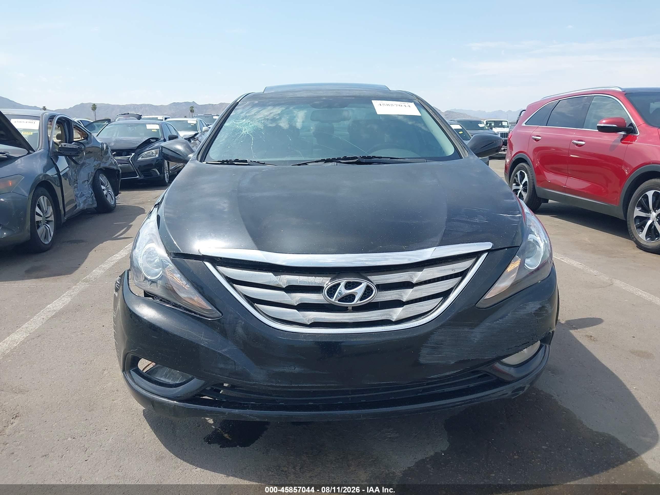 2012 Hyundai Sonata Se 2.0t Black vin: 5NPEC4AB3CH363923