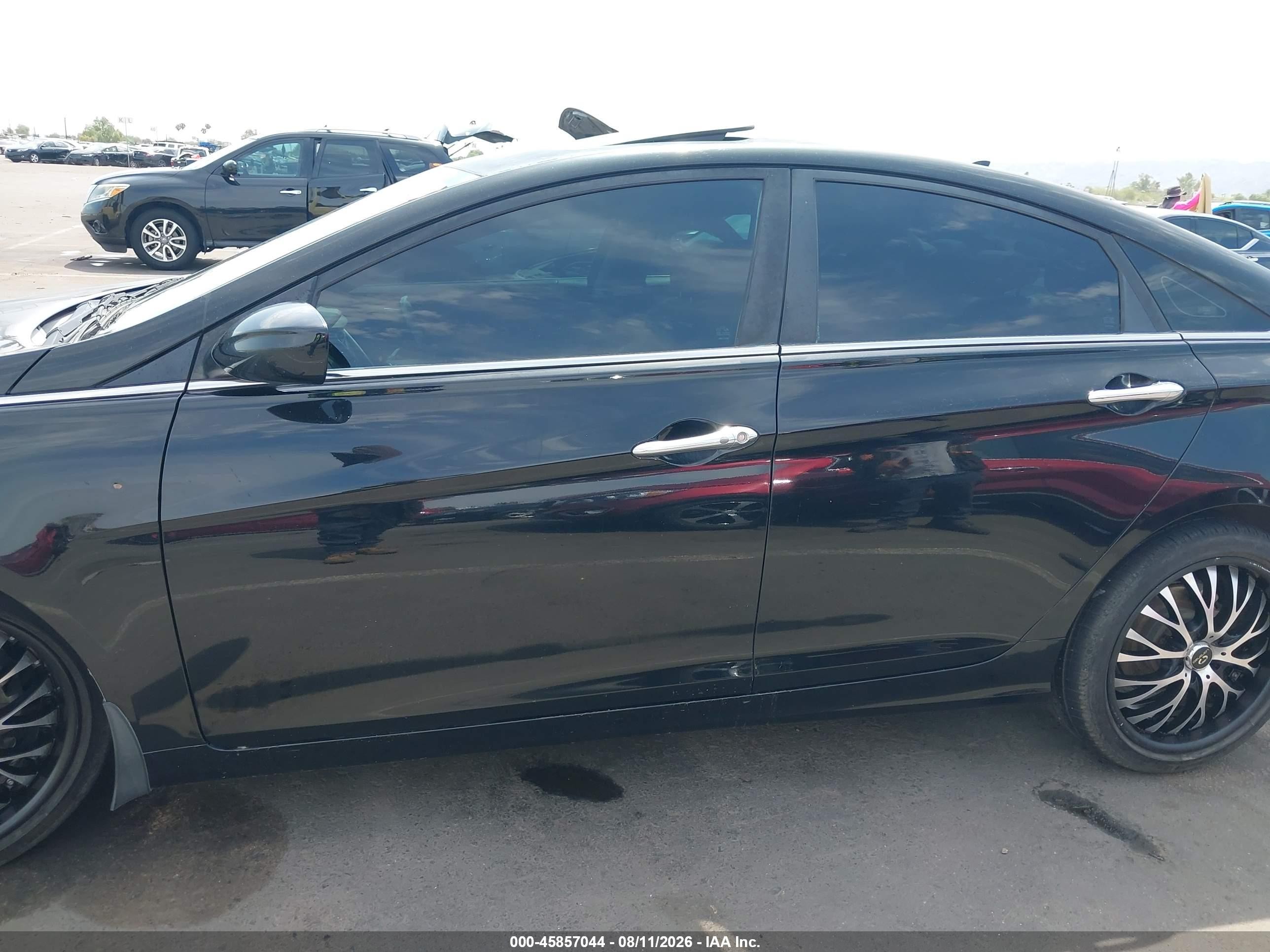2012 Hyundai Sonata Se 2.0t Black vin: 5NPEC4AB3CH363923