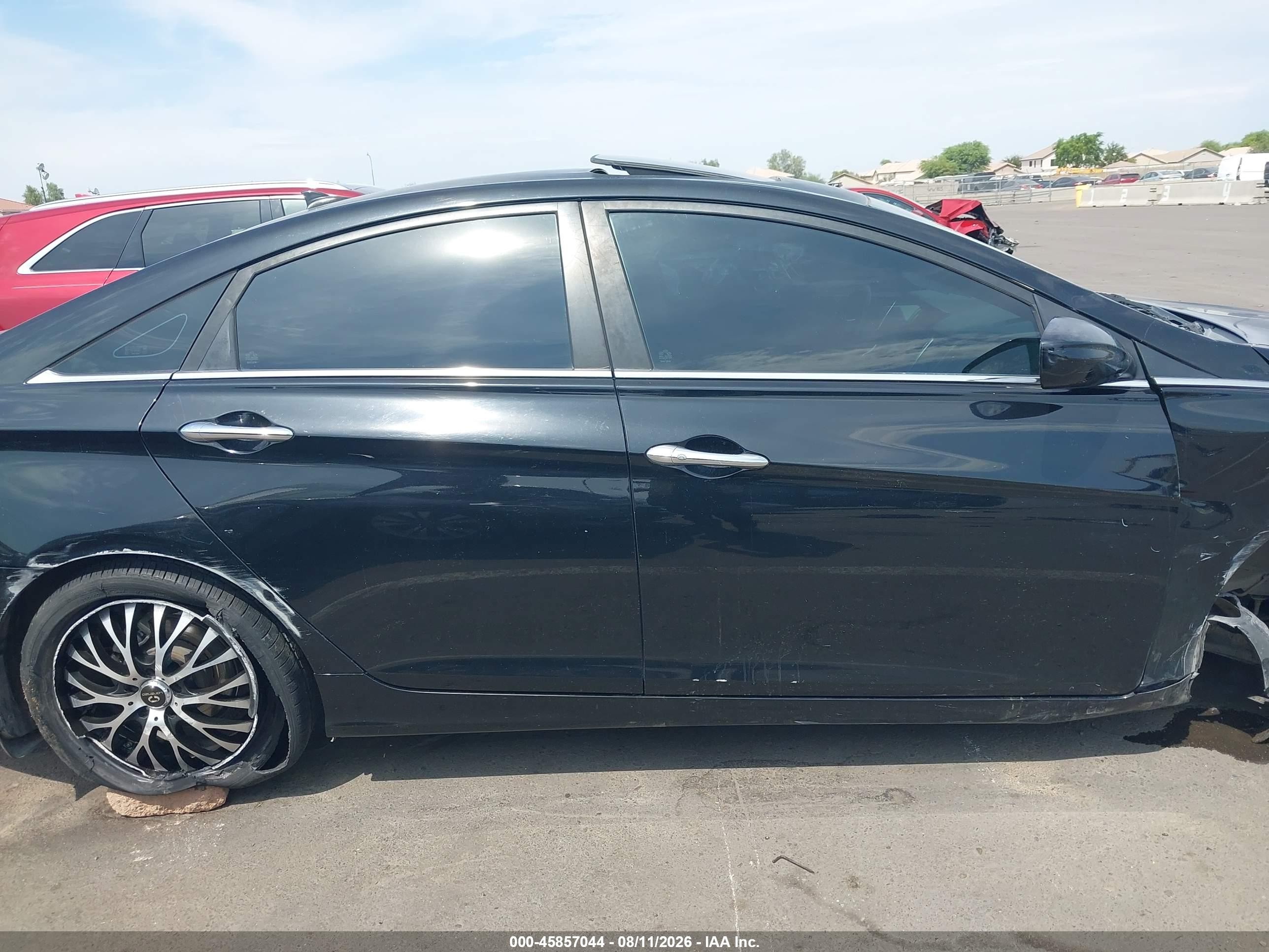 2012 Hyundai Sonata Se 2.0t Black vin: 5NPEC4AB3CH363923