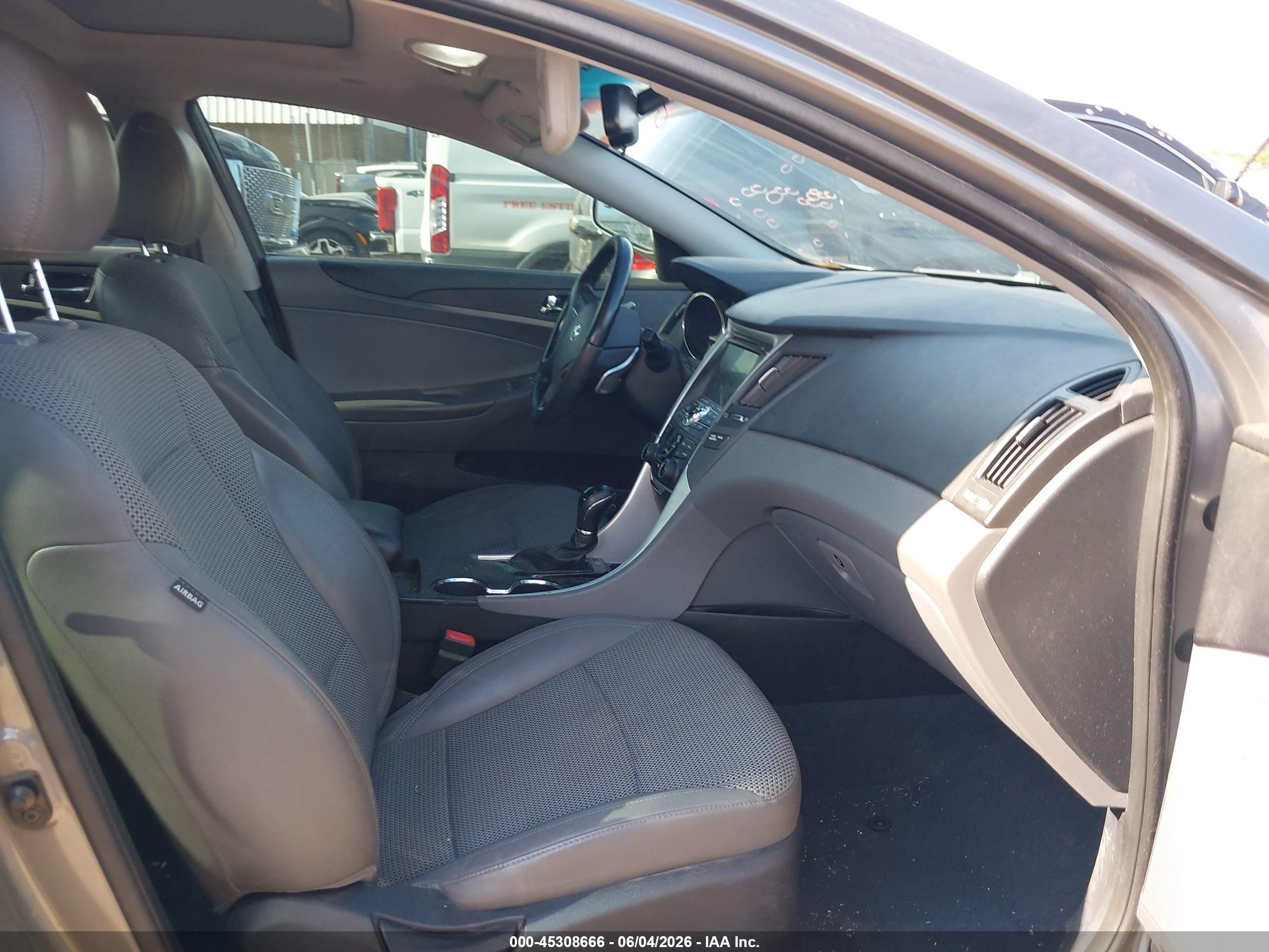 2012 Hyundai Sonata Se 2.0t Gray vin: 5NPEC4AB3CH467280