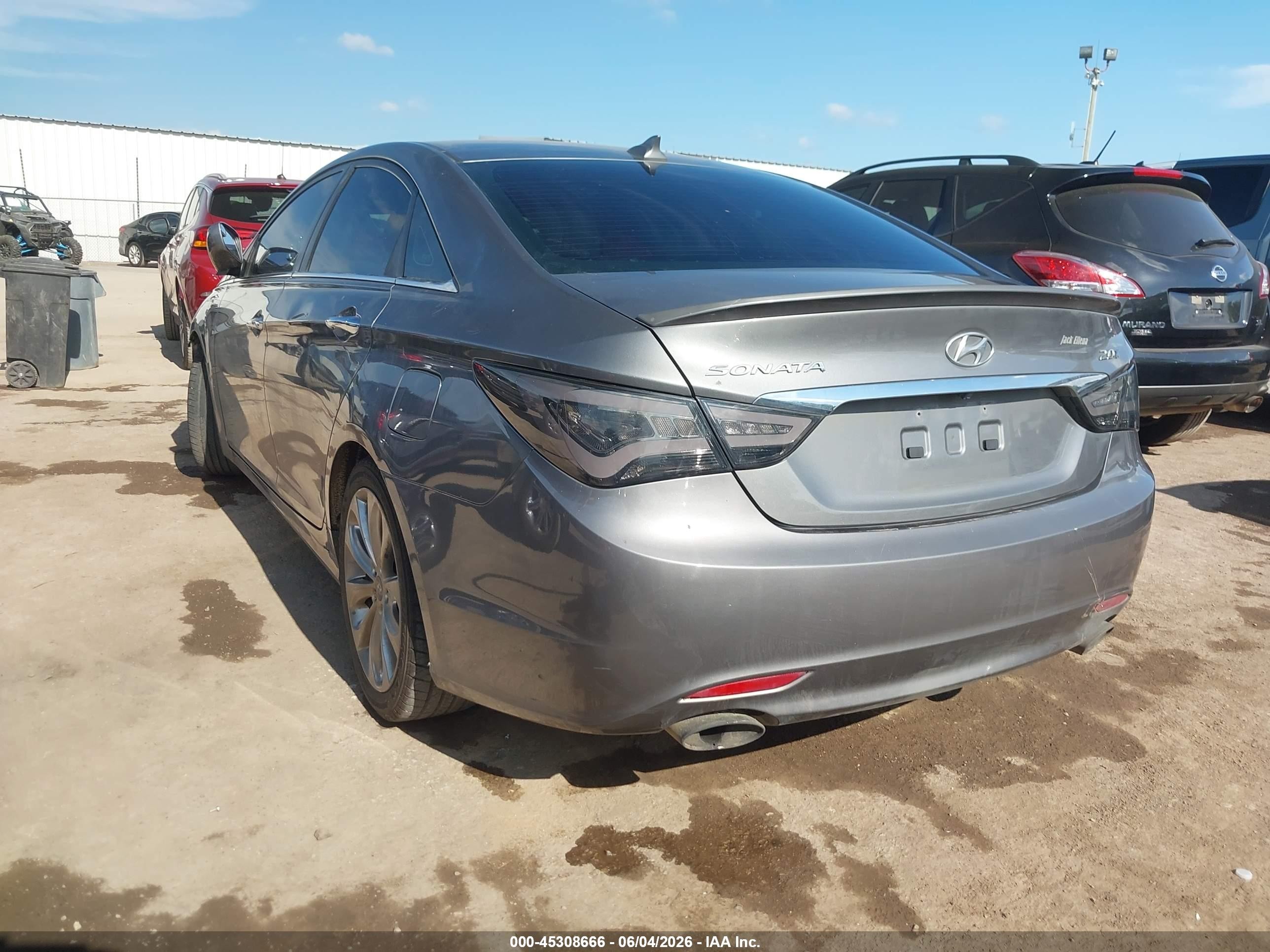 2012 Hyundai Sonata Se 2.0t Gray vin: 5NPEC4AB3CH467280