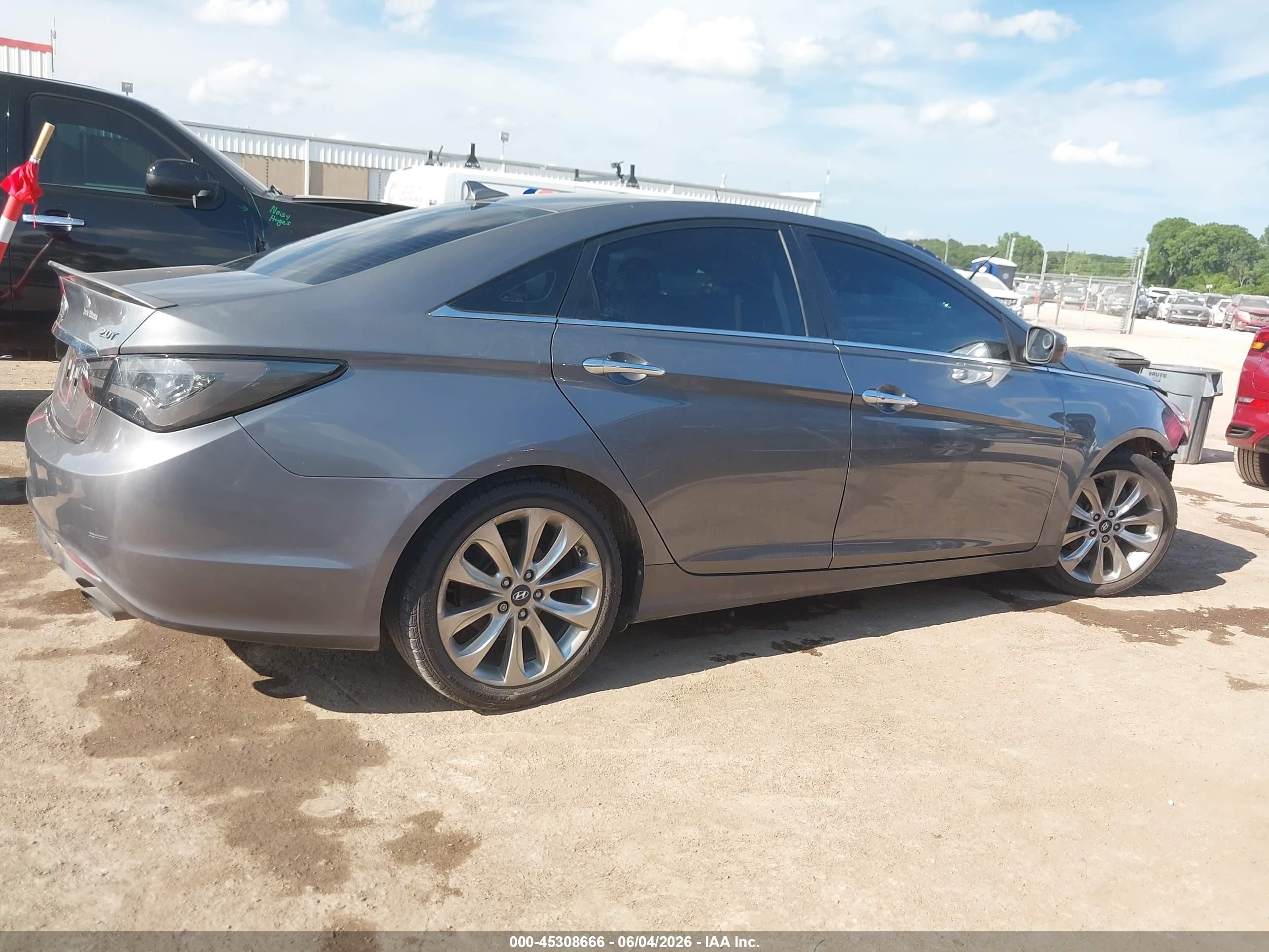 2012 Hyundai Sonata Se 2.0t Gray vin: 5NPEC4AB3CH467280