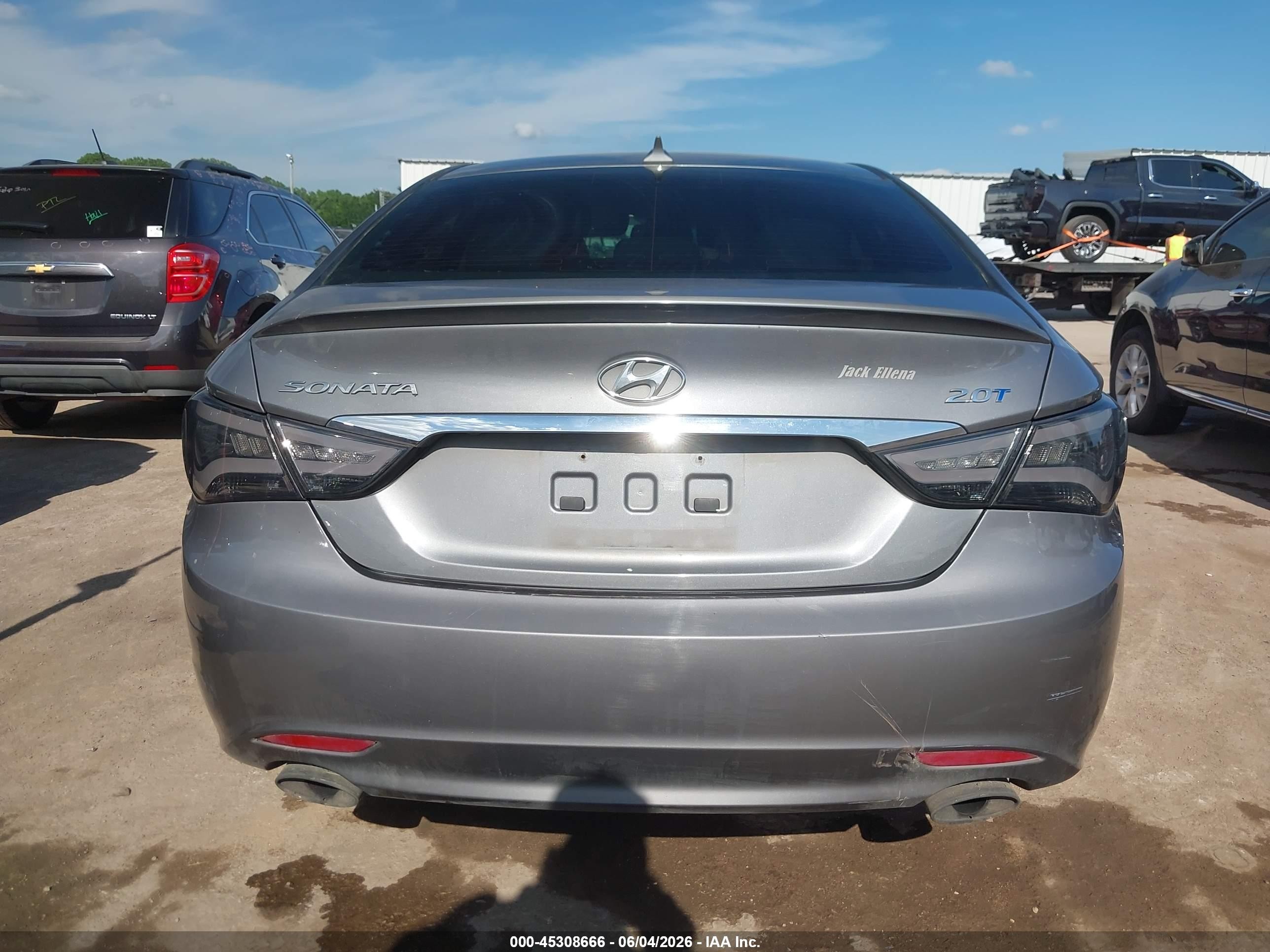 2012 Hyundai Sonata Se 2.0t Gray vin: 5NPEC4AB3CH467280