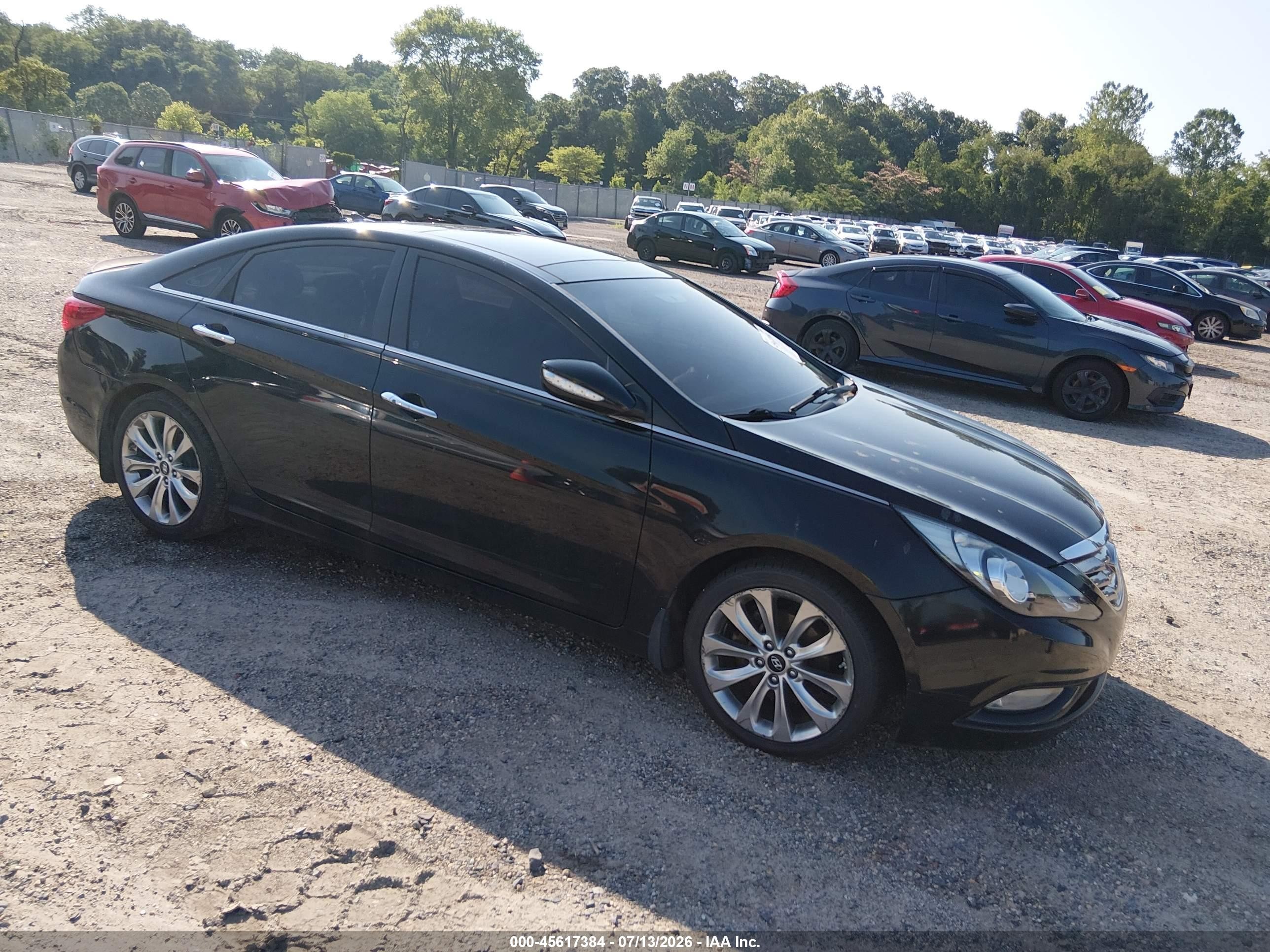 2012 Hyundai Sonata Limited 2.0t Black vin: 5NPEC4AB3CH473595