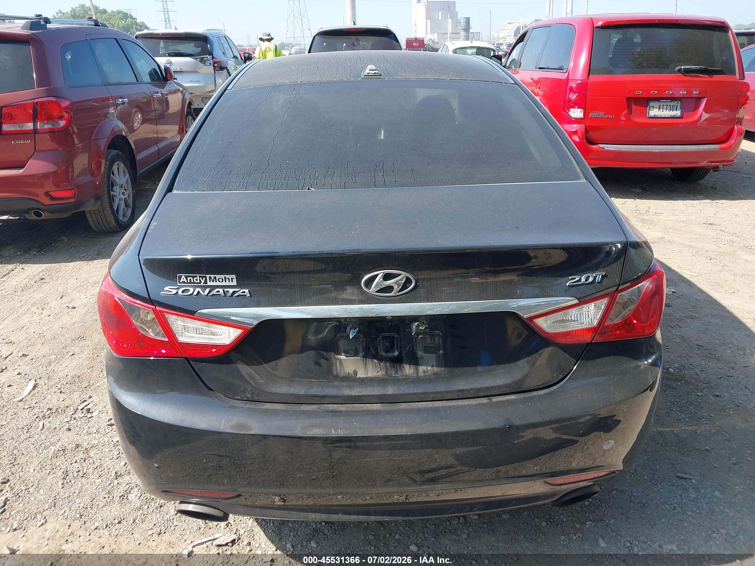 2013 Hyundai Sonata Se 2.0t Black vin: 5NPEC4AB3DH524434