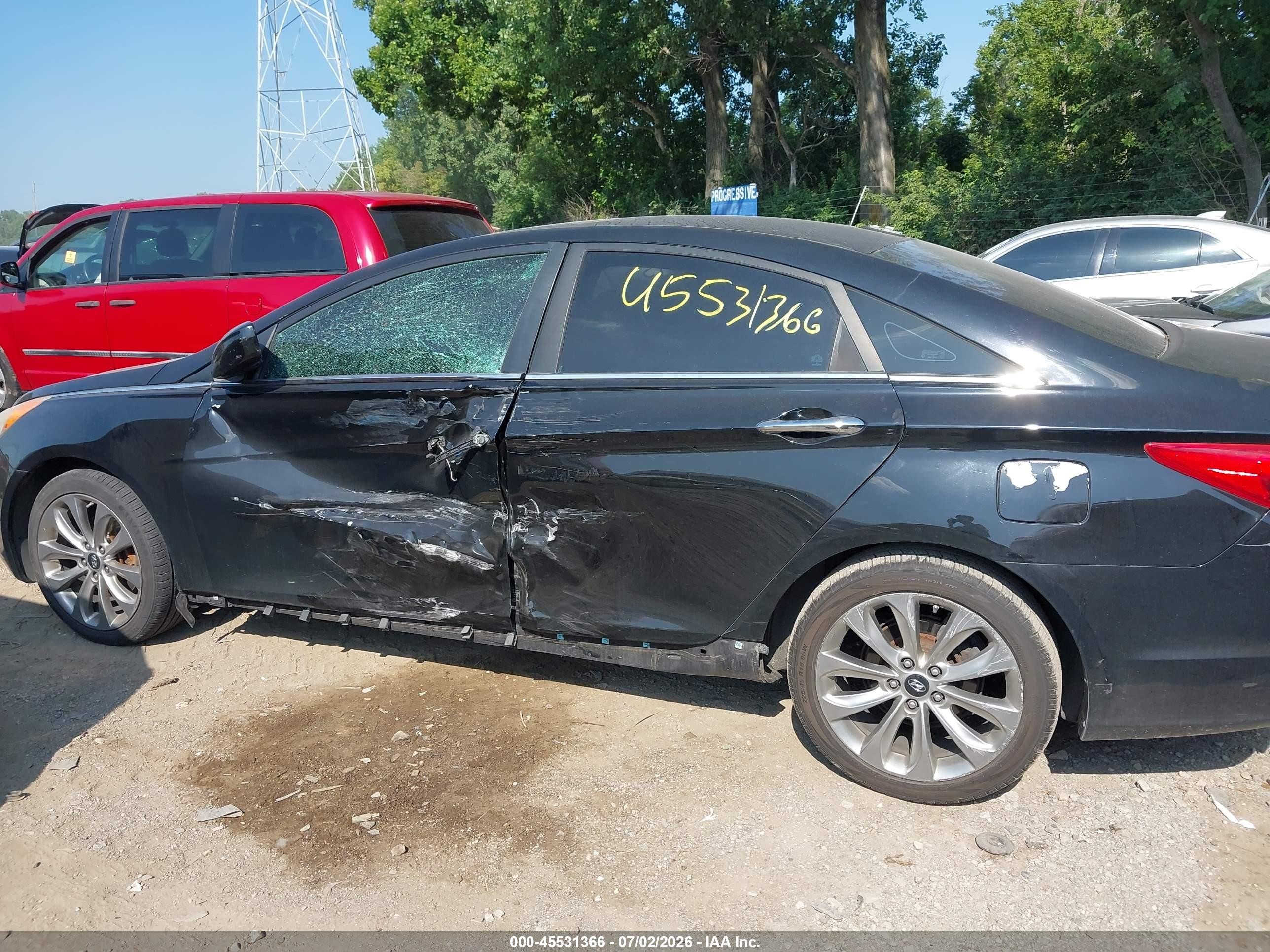 2013 Hyundai Sonata Se 2.0t Black vin: 5NPEC4AB3DH524434