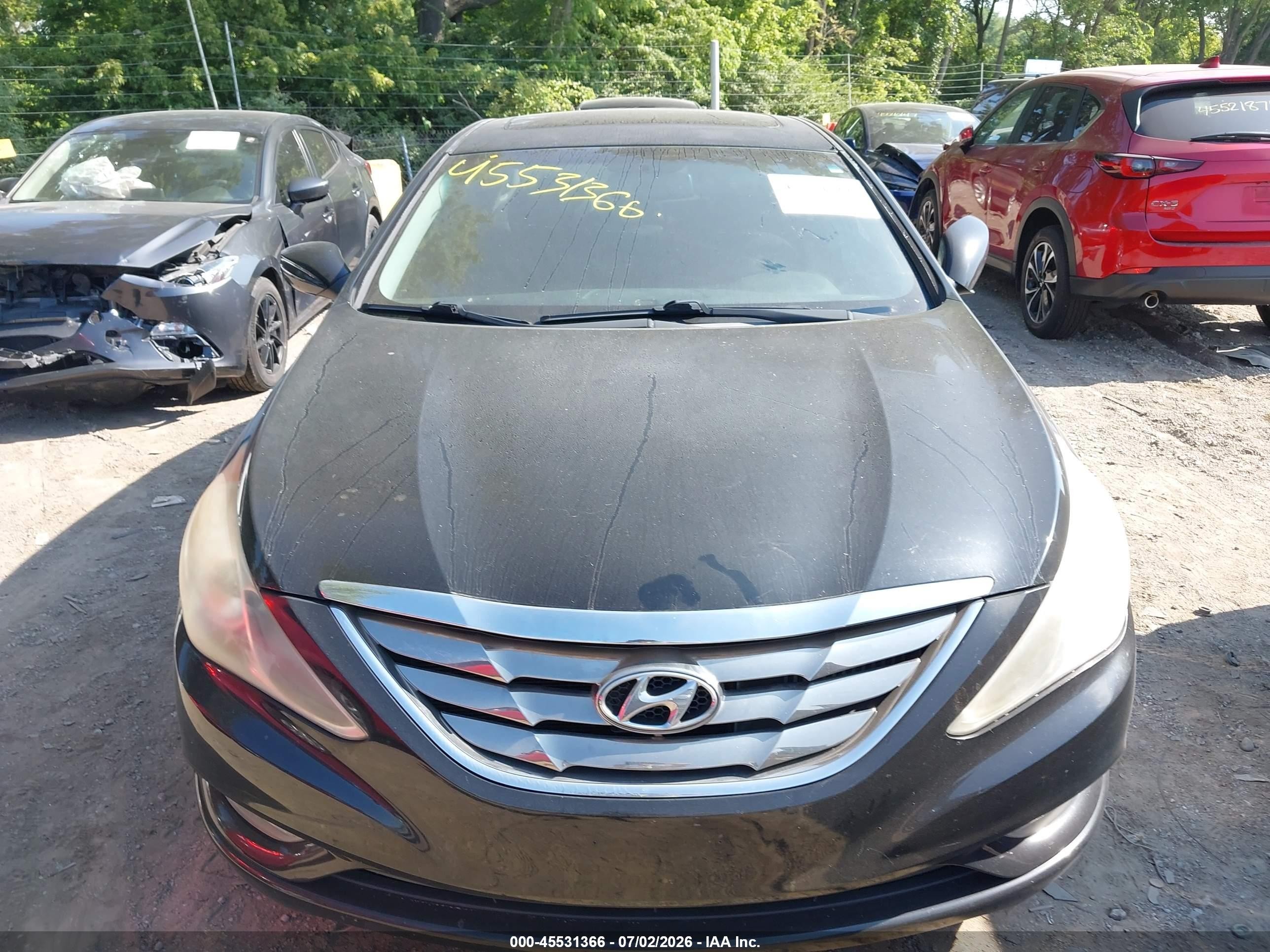 2013 Hyundai Sonata Se 2.0t Black vin: 5NPEC4AB3DH524434