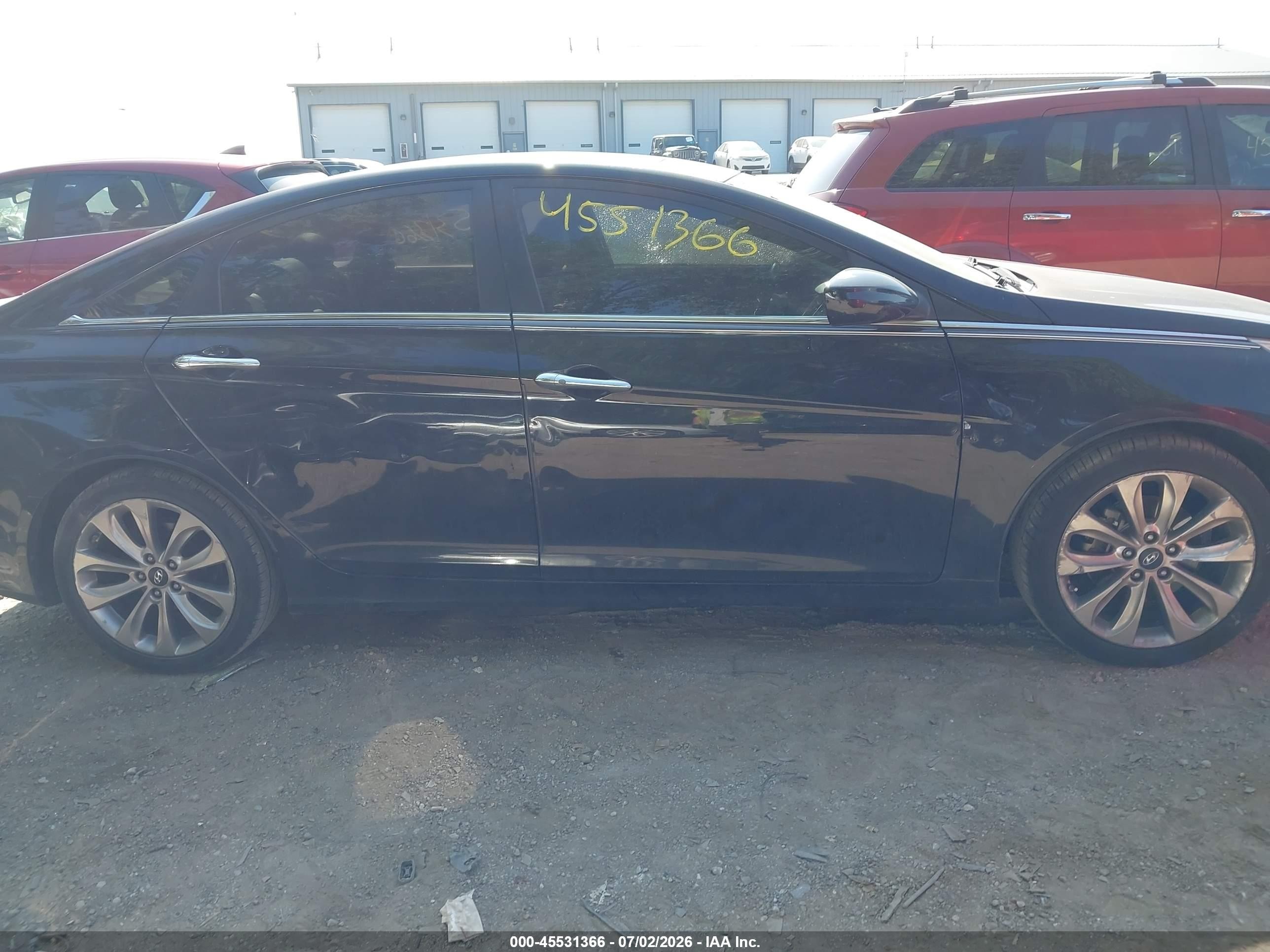 2013 Hyundai Sonata Se 2.0t Black vin: 5NPEC4AB3DH524434