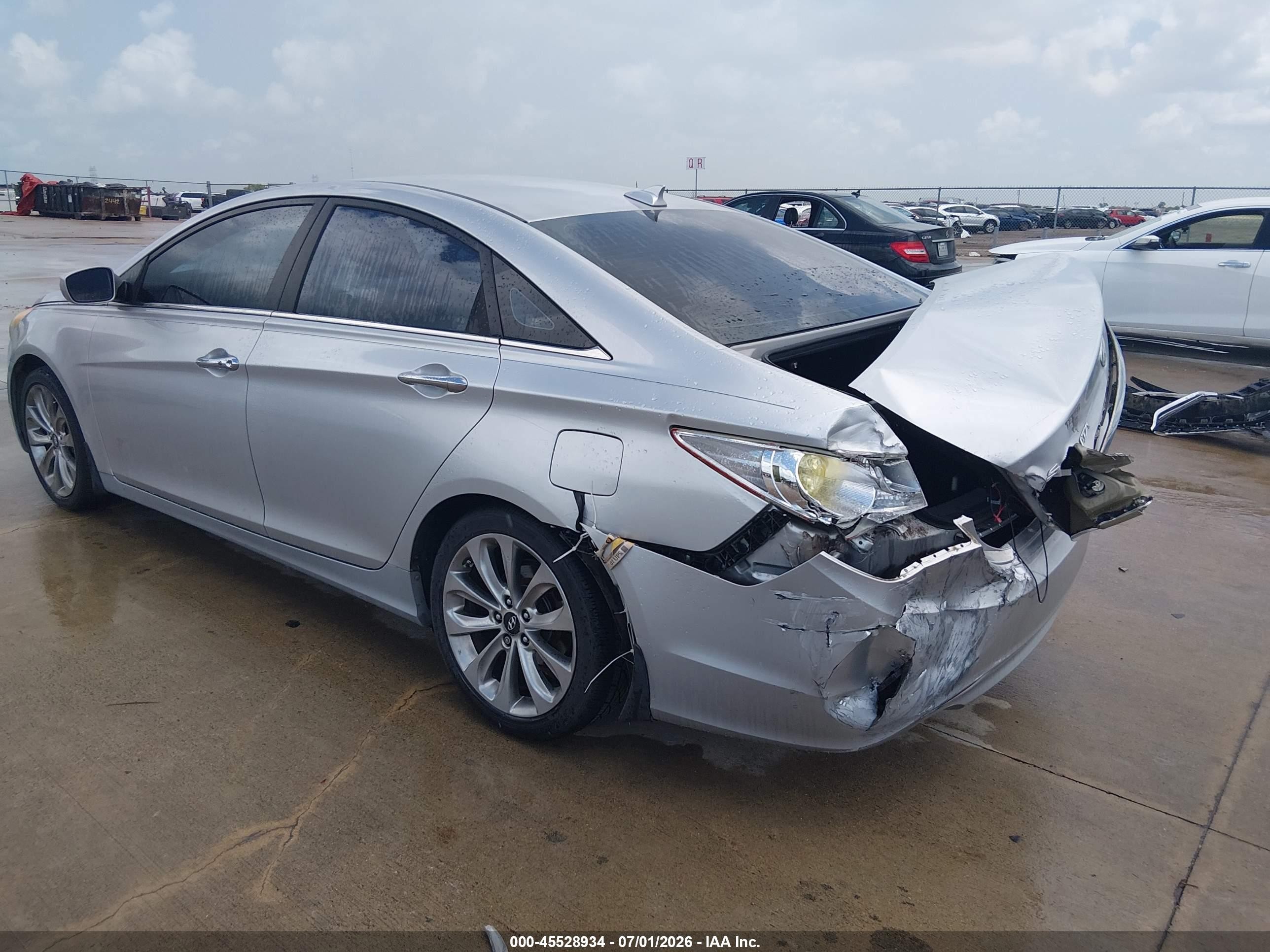 2013 Hyundai Sonata Se 2.0t Серебряный vin: 5NPEC4AB3DH538544