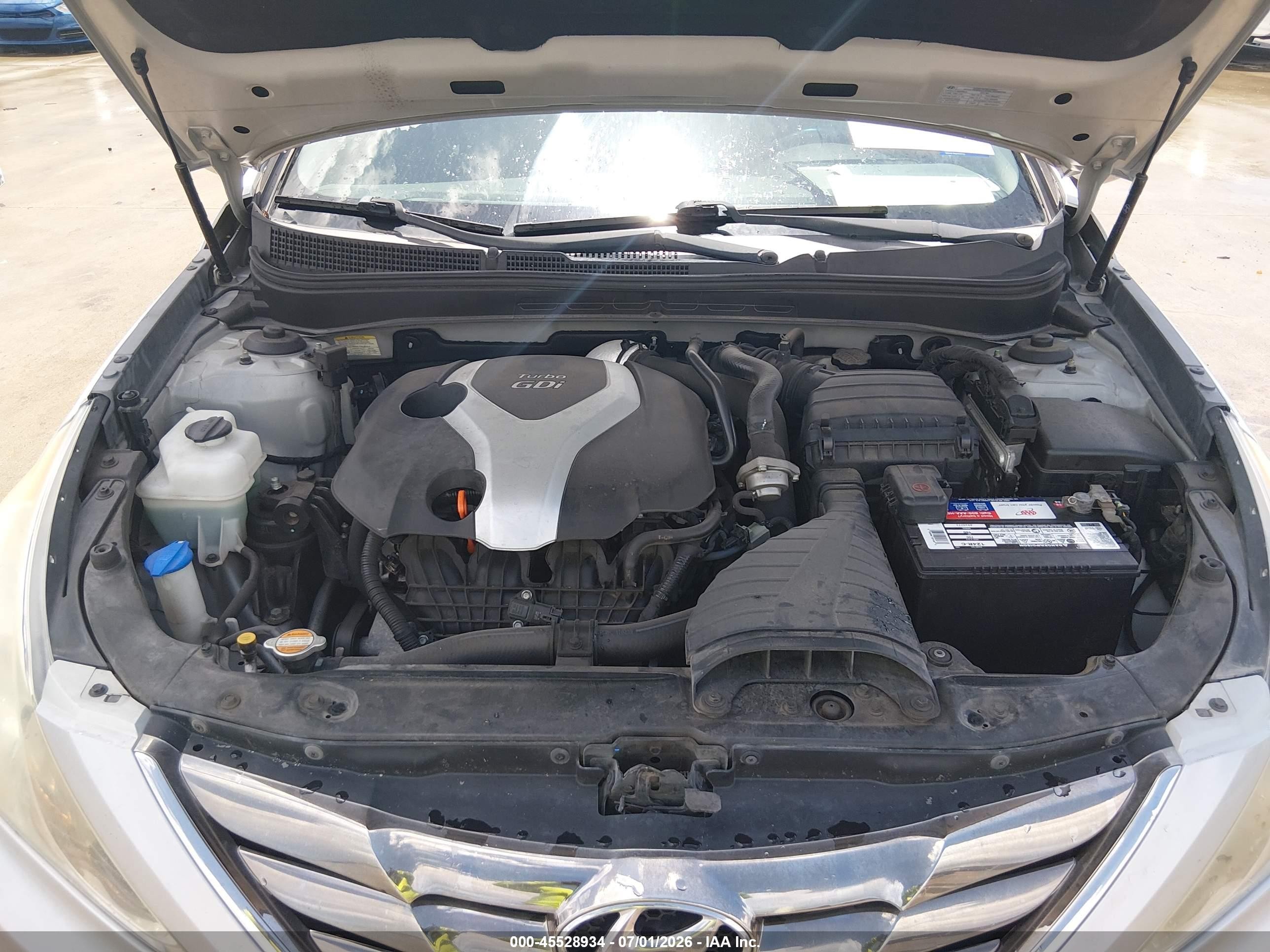 2013 Hyundai Sonata Se 2.0t Серебряный vin: 5NPEC4AB3DH538544