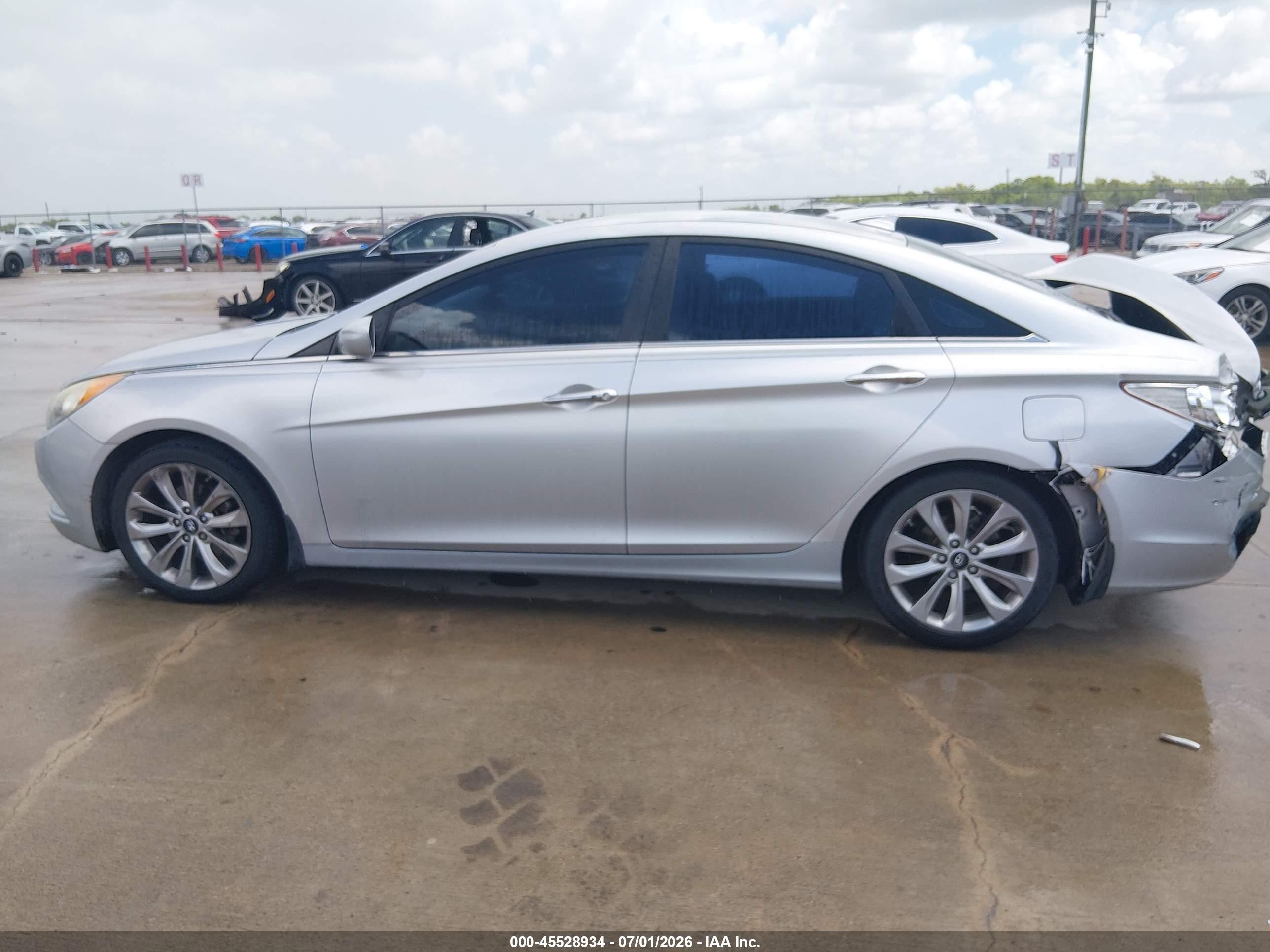 2013 Hyundai Sonata Se 2.0t Серебряный vin: 5NPEC4AB3DH538544