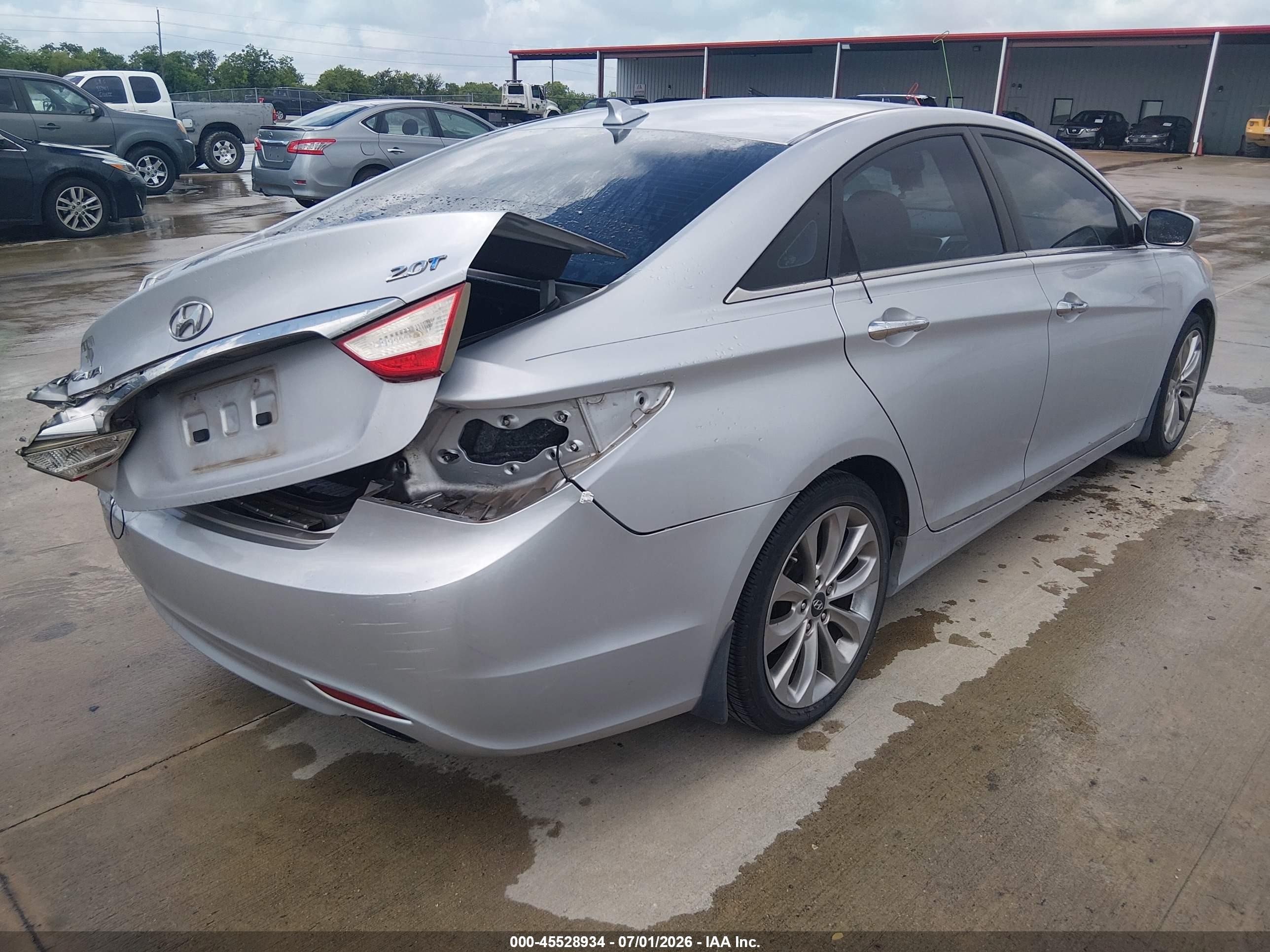 2013 Hyundai Sonata Se 2.0t Серебряный vin: 5NPEC4AB3DH538544
