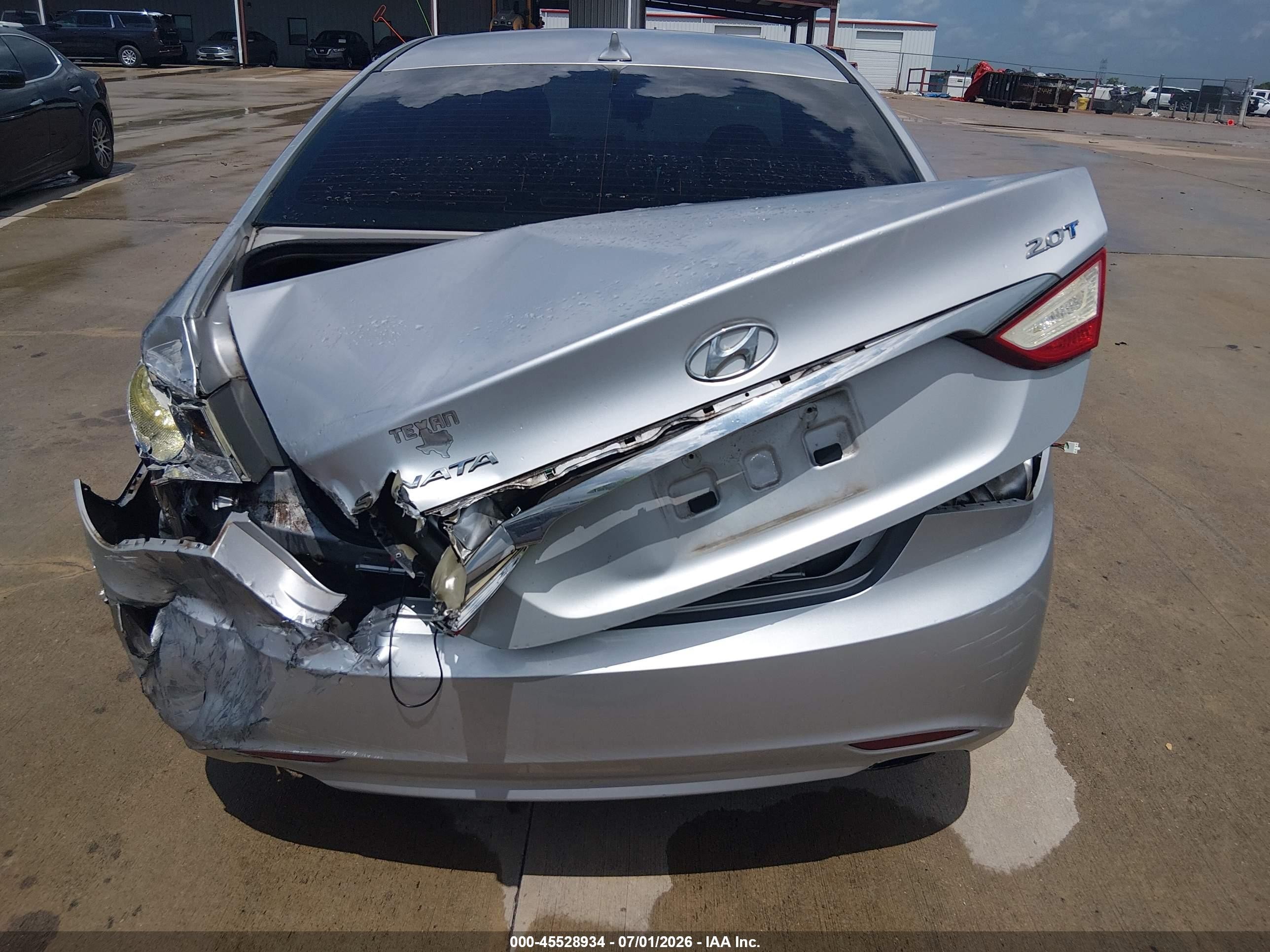2013 Hyundai Sonata Se 2.0t Серебряный vin: 5NPEC4AB3DH538544