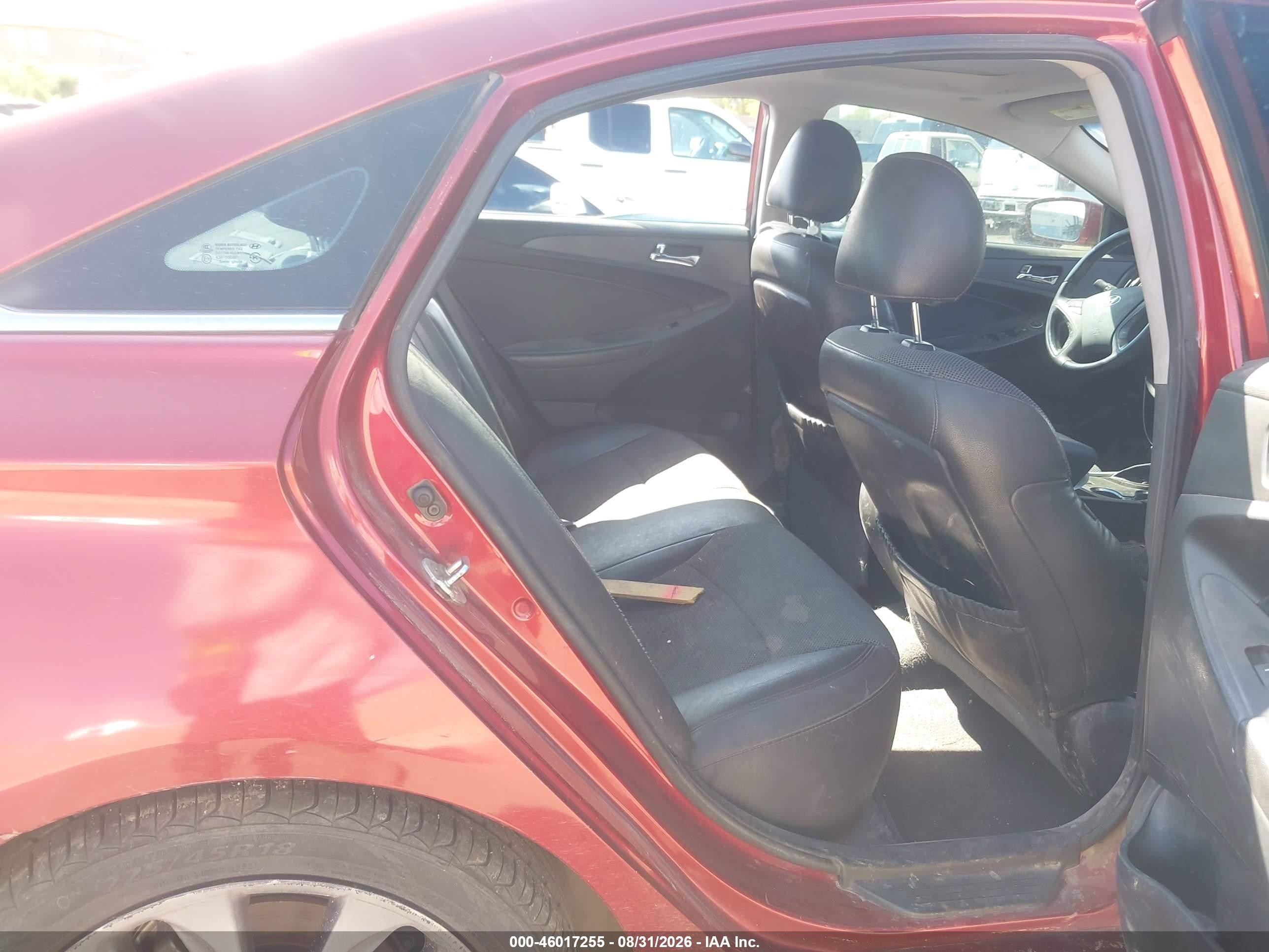 2013 Hyundai Sonata Se 2.0t Burgundy vin: 5NPEC4AB3DH563959