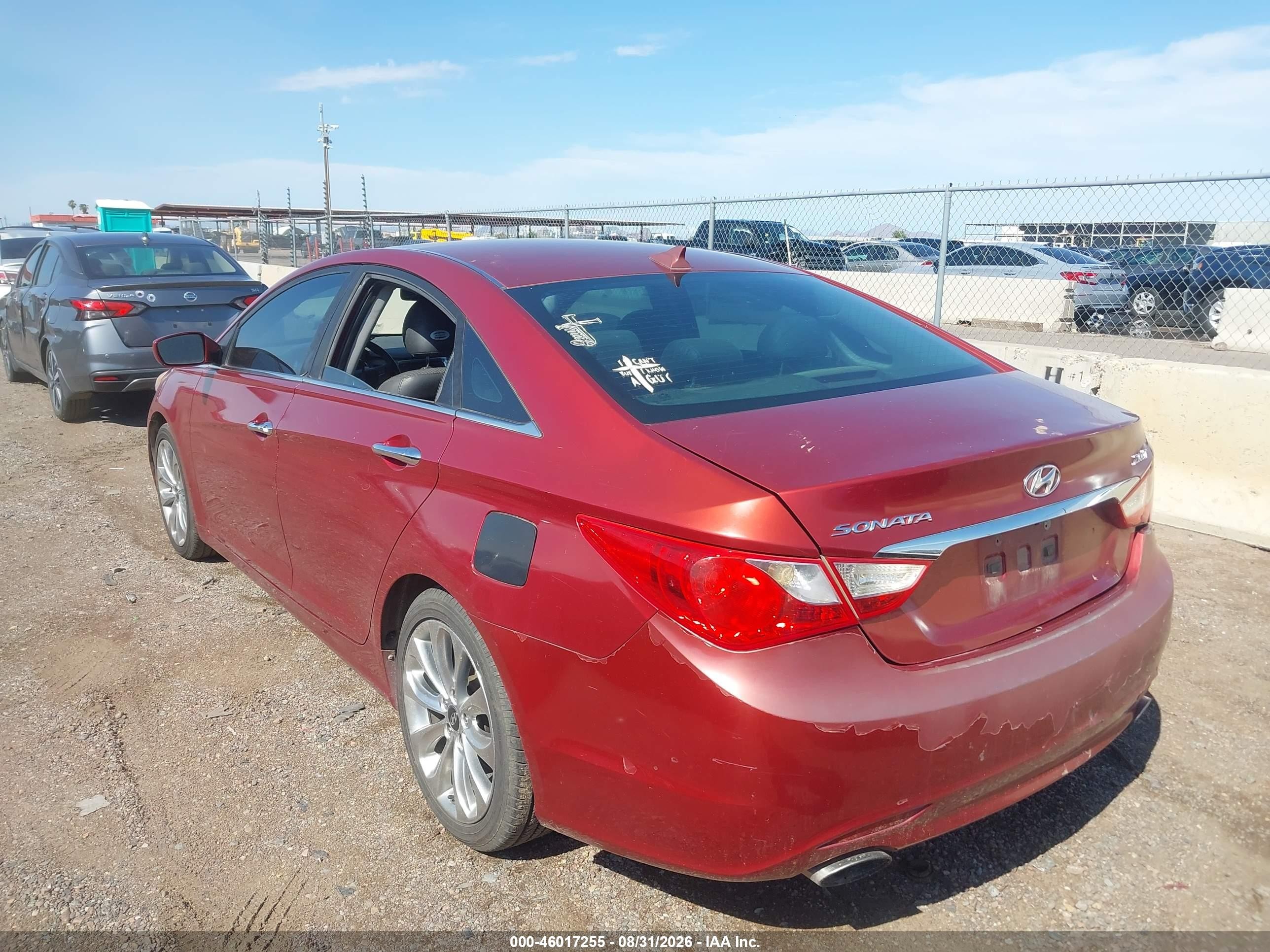 2013 Hyundai Sonata Se 2.0t Burgundy vin: 5NPEC4AB3DH563959