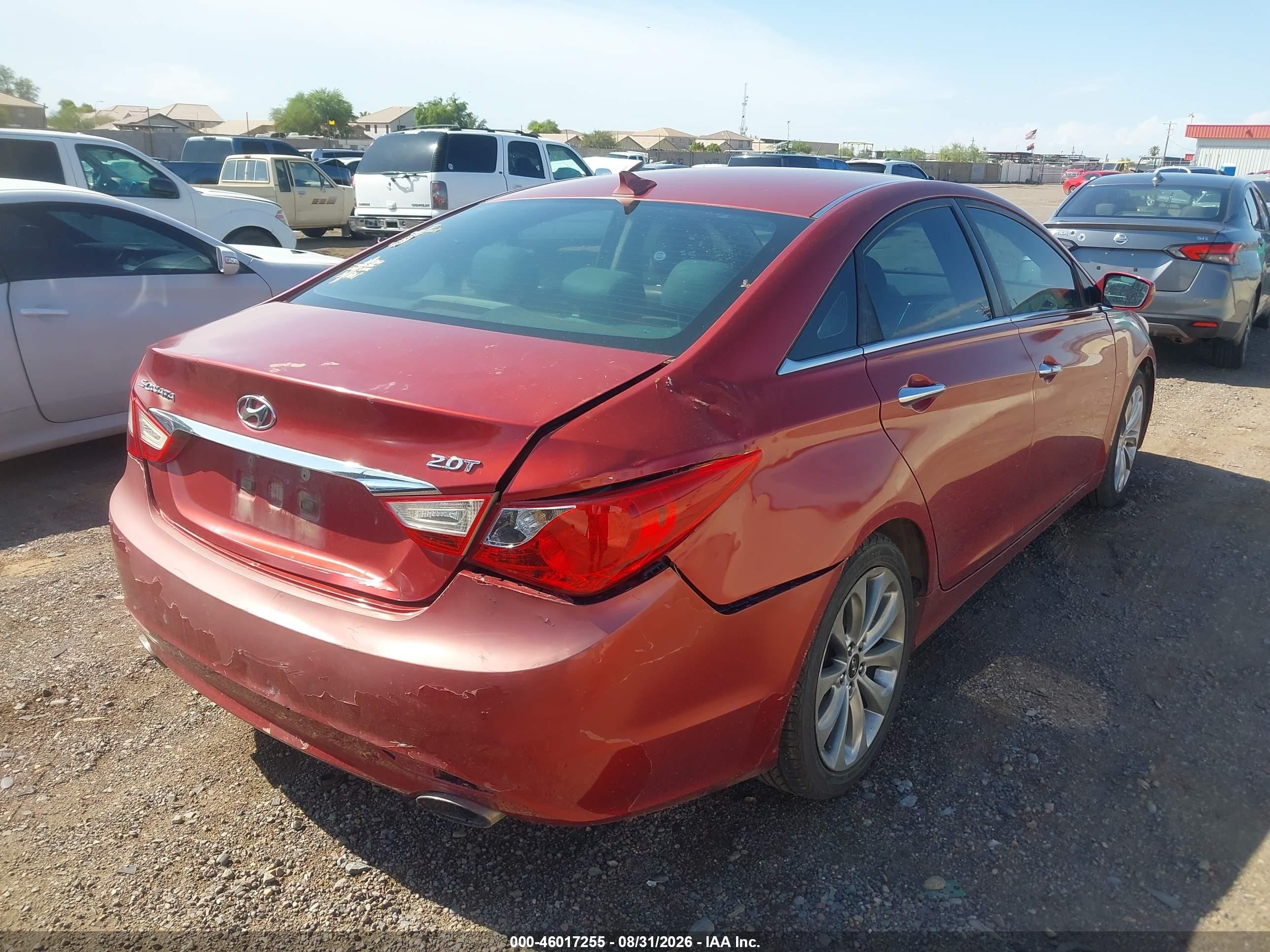 2013 Hyundai Sonata Se 2.0t Burgundy vin: 5NPEC4AB3DH563959