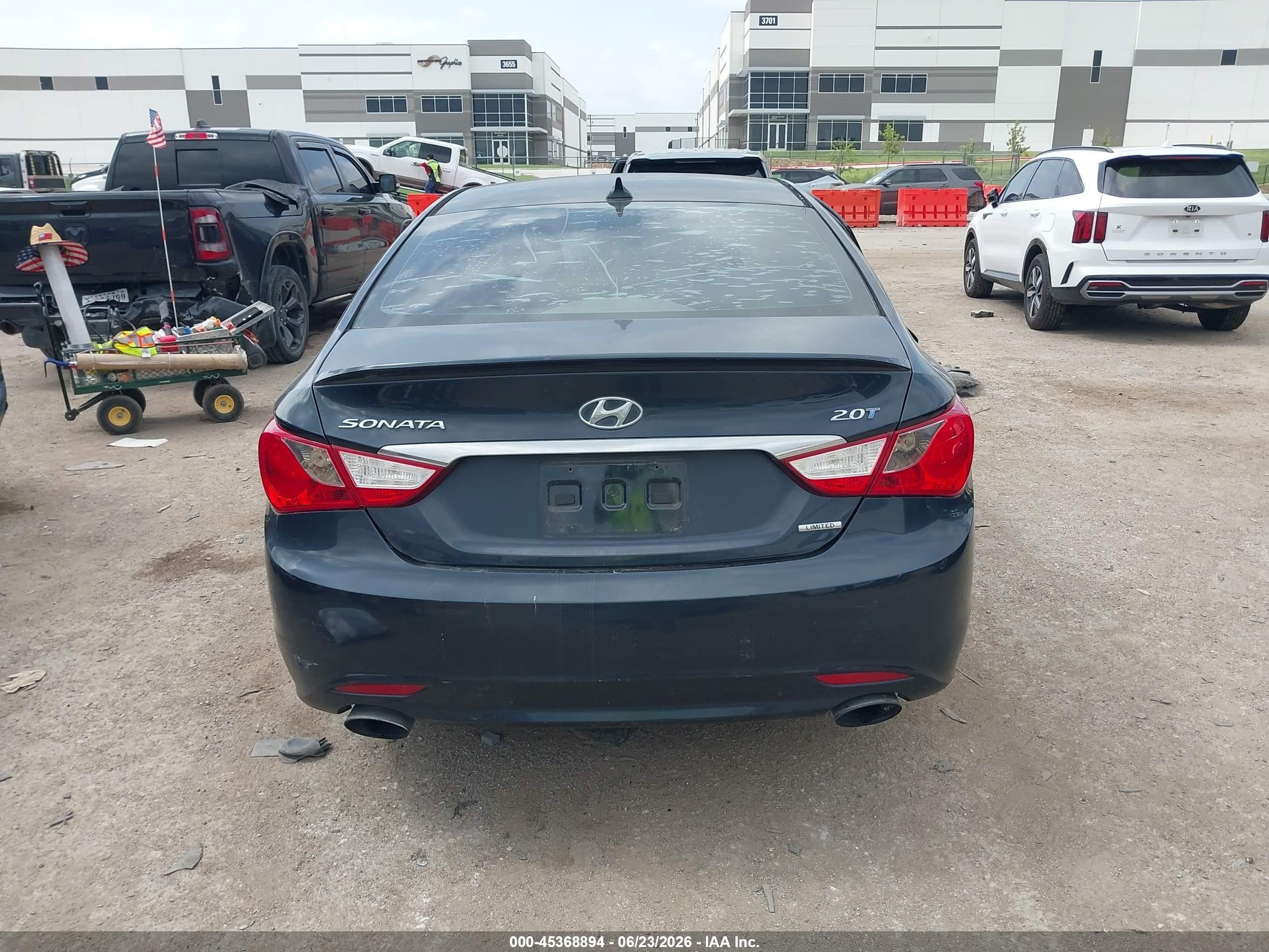 2013 Hyundai Sonata Limited 2.0t Синий vin: 5NPEC4AB3DH583743