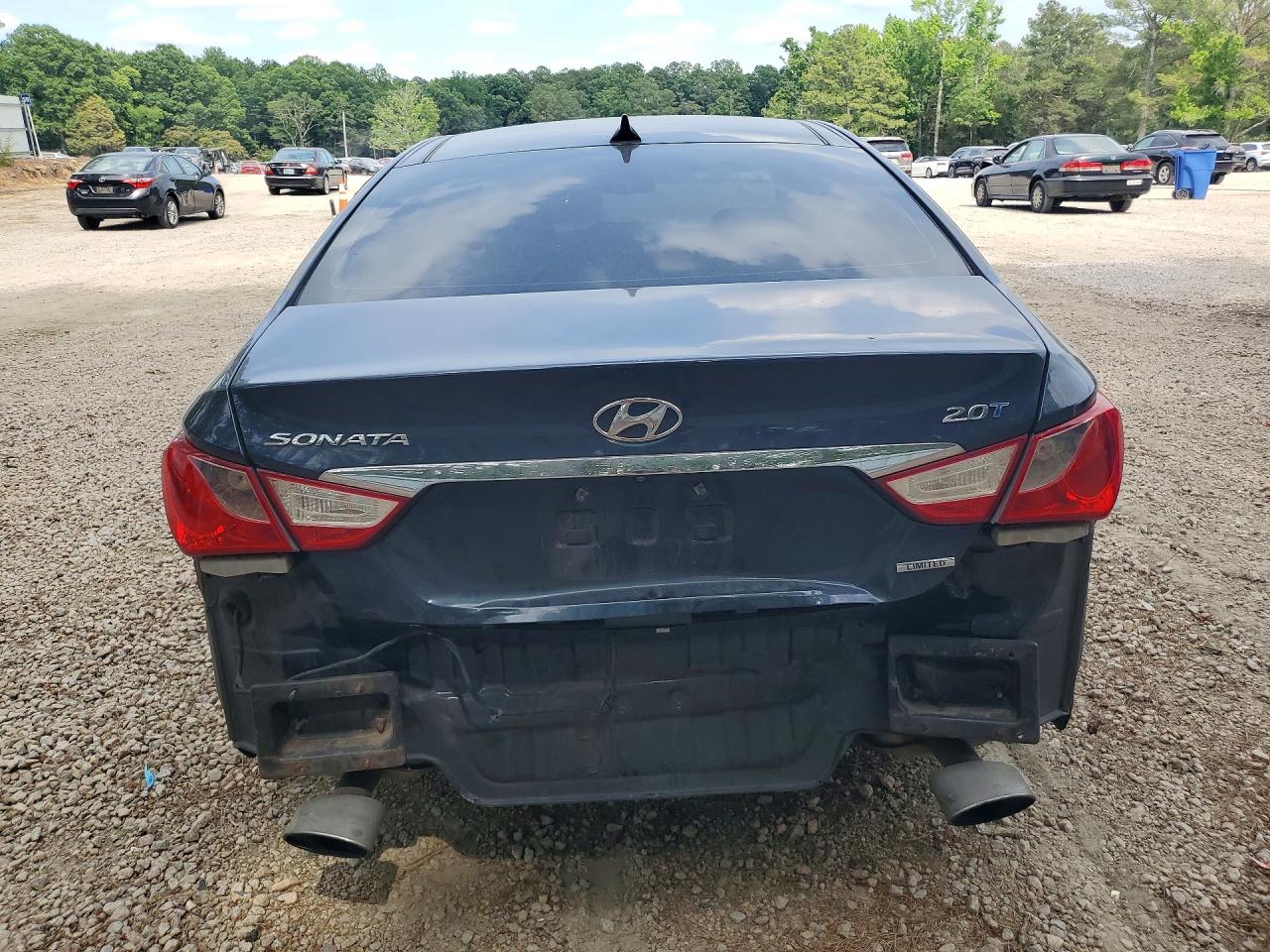2013 Hyundai Sonata Limited 2.0t Blue vin: 5NPEC4AB3DH593981