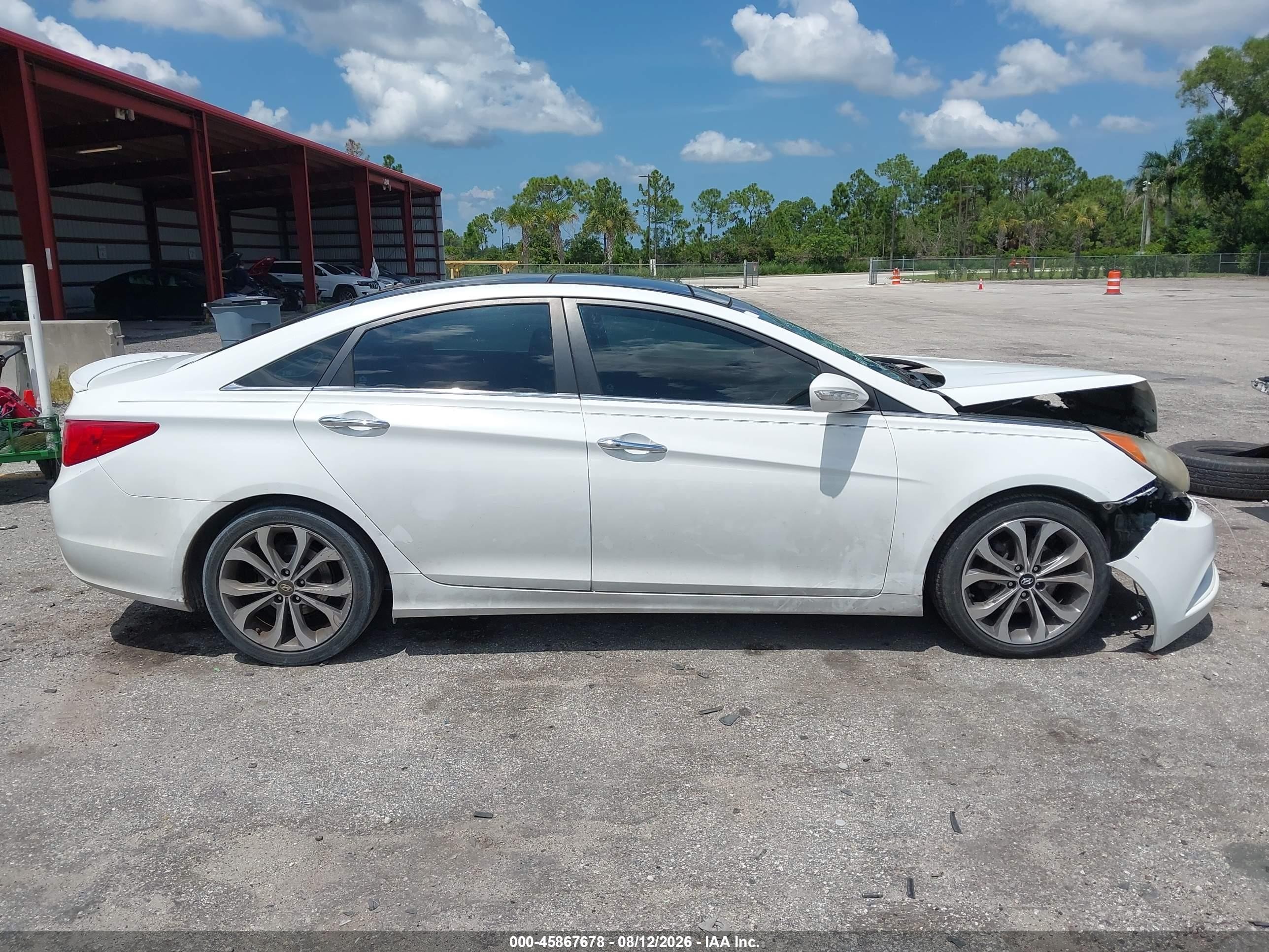 2013 Hyundai Sonata Limited 2.0t White vin: 5NPEC4AB3DH663981