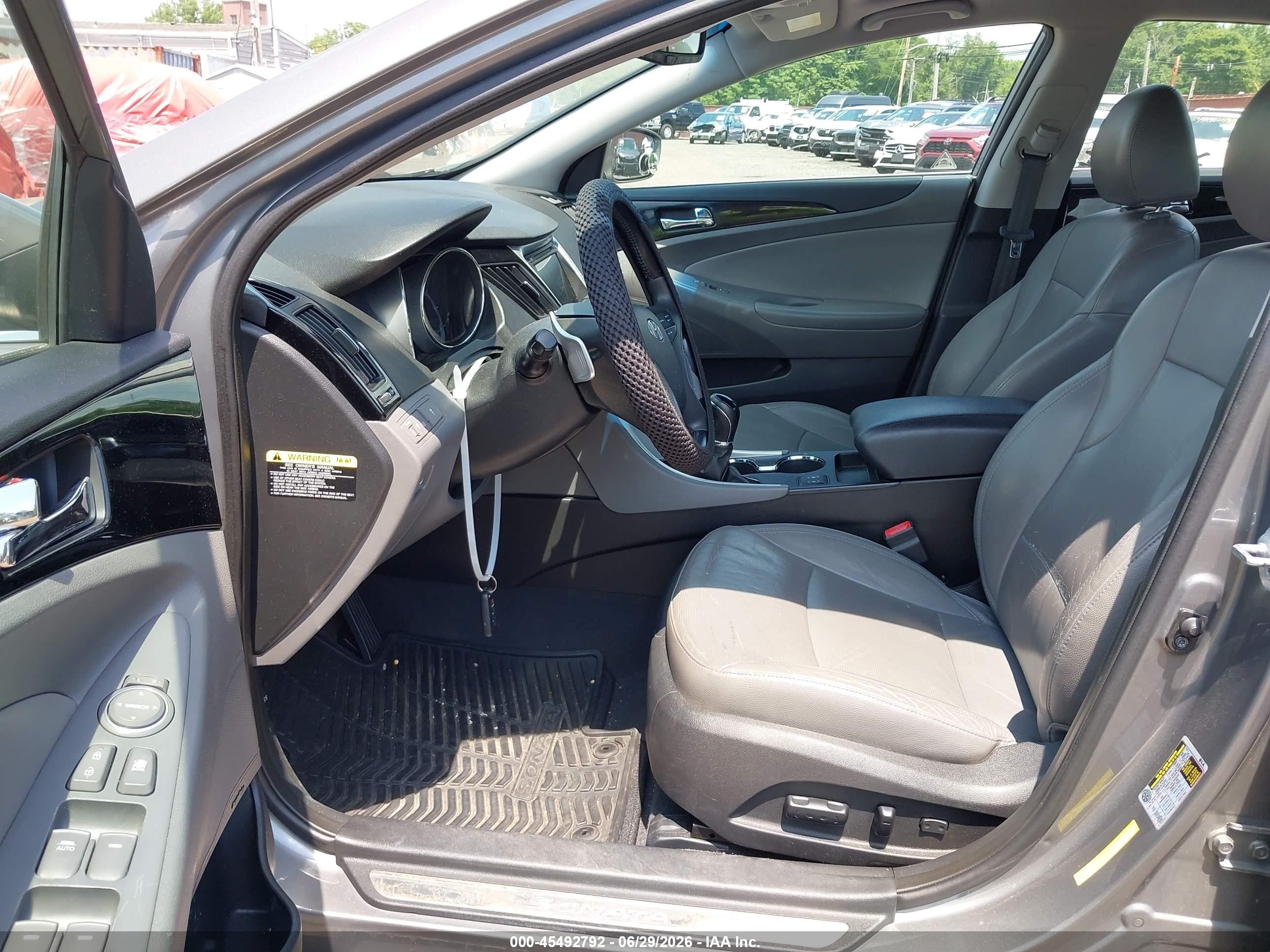 2013 Hyundai Sonata Limited 2.0t Серый vin: 5NPEC4AB3DH676102