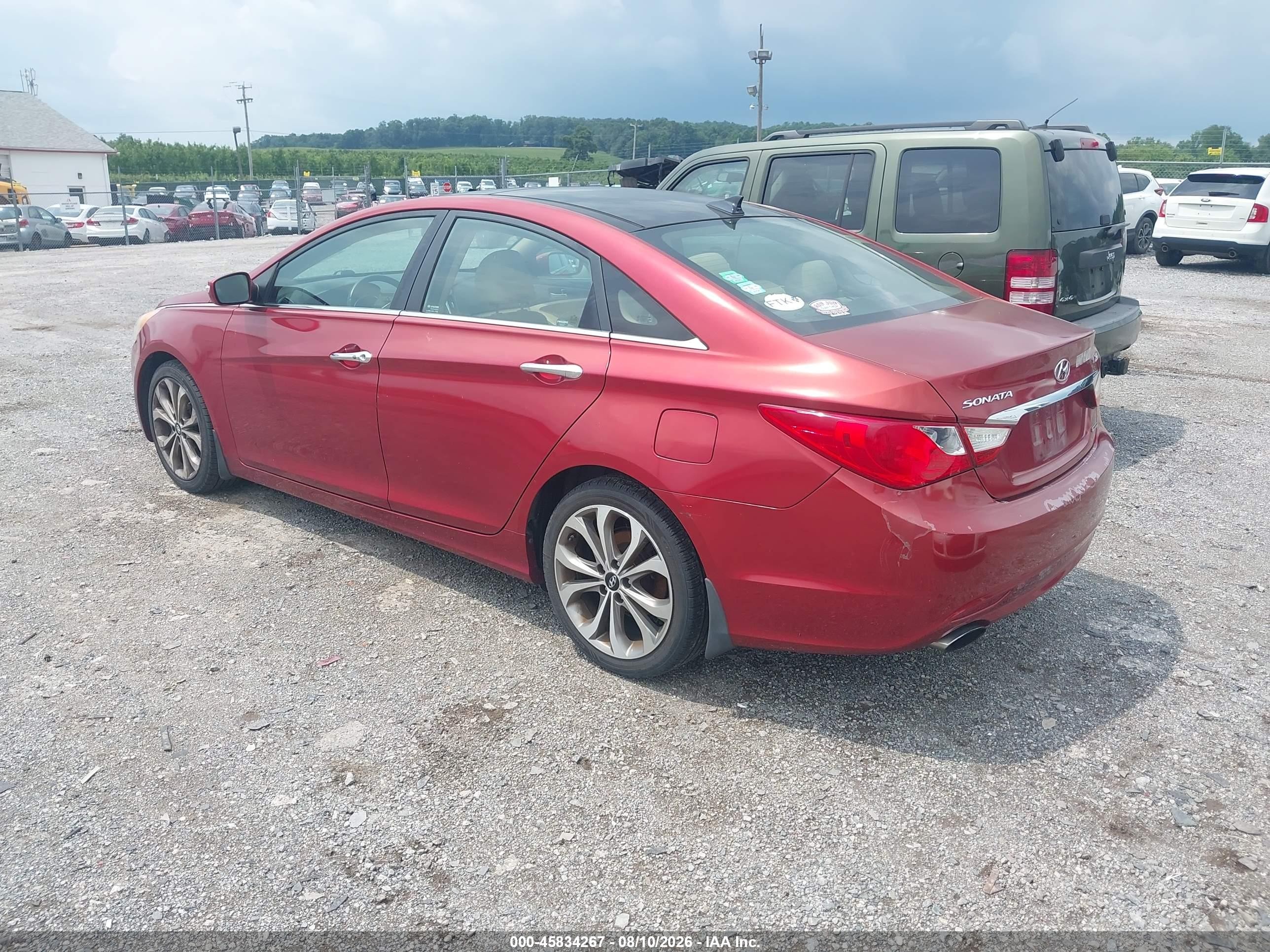 2013 Hyundai Sonata Limited 2.0t Red vin: 5NPEC4AB3DH684717