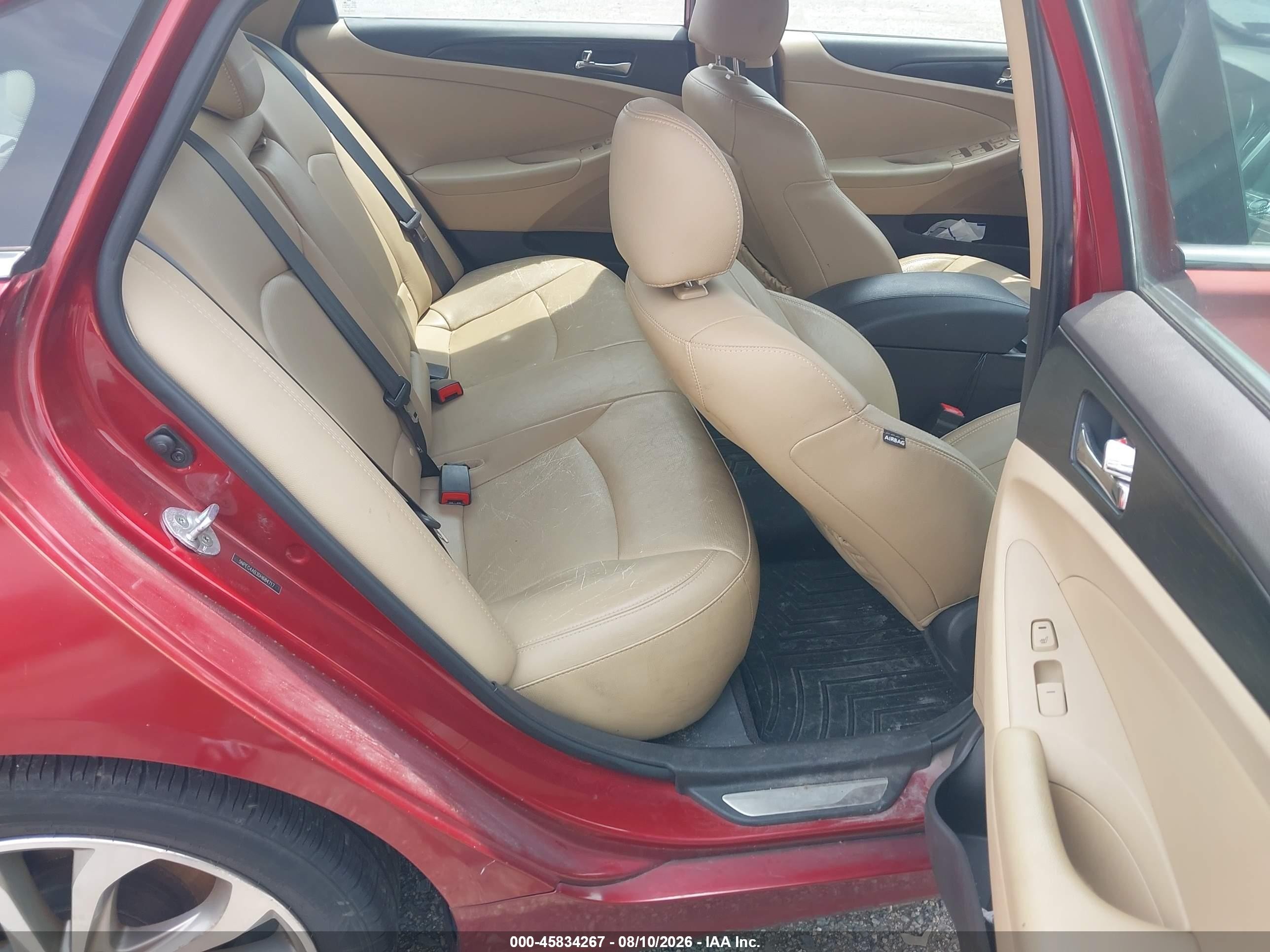 2013 Hyundai Sonata Limited 2.0t Red vin: 5NPEC4AB3DH684717