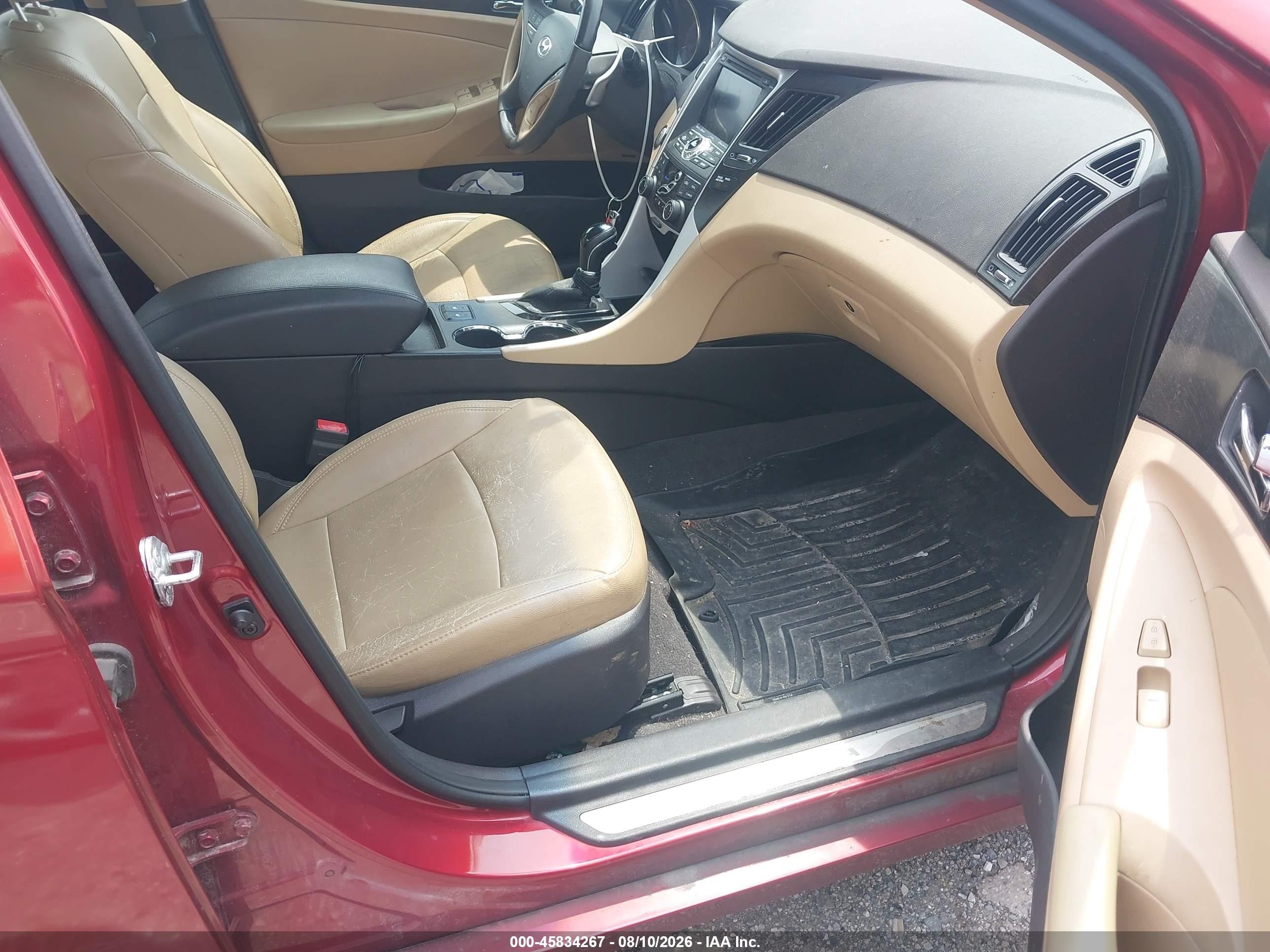 2013 Hyundai Sonata Limited 2.0t Red vin: 5NPEC4AB3DH684717