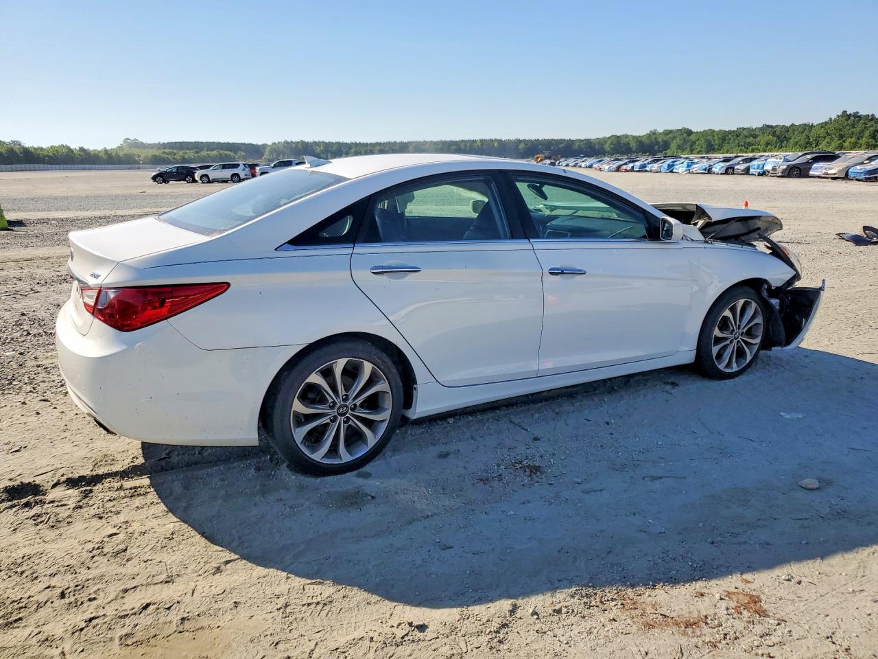 2013 Hyundai Sonata Se 2.0t White vin: 5NPEC4AB3DH805066