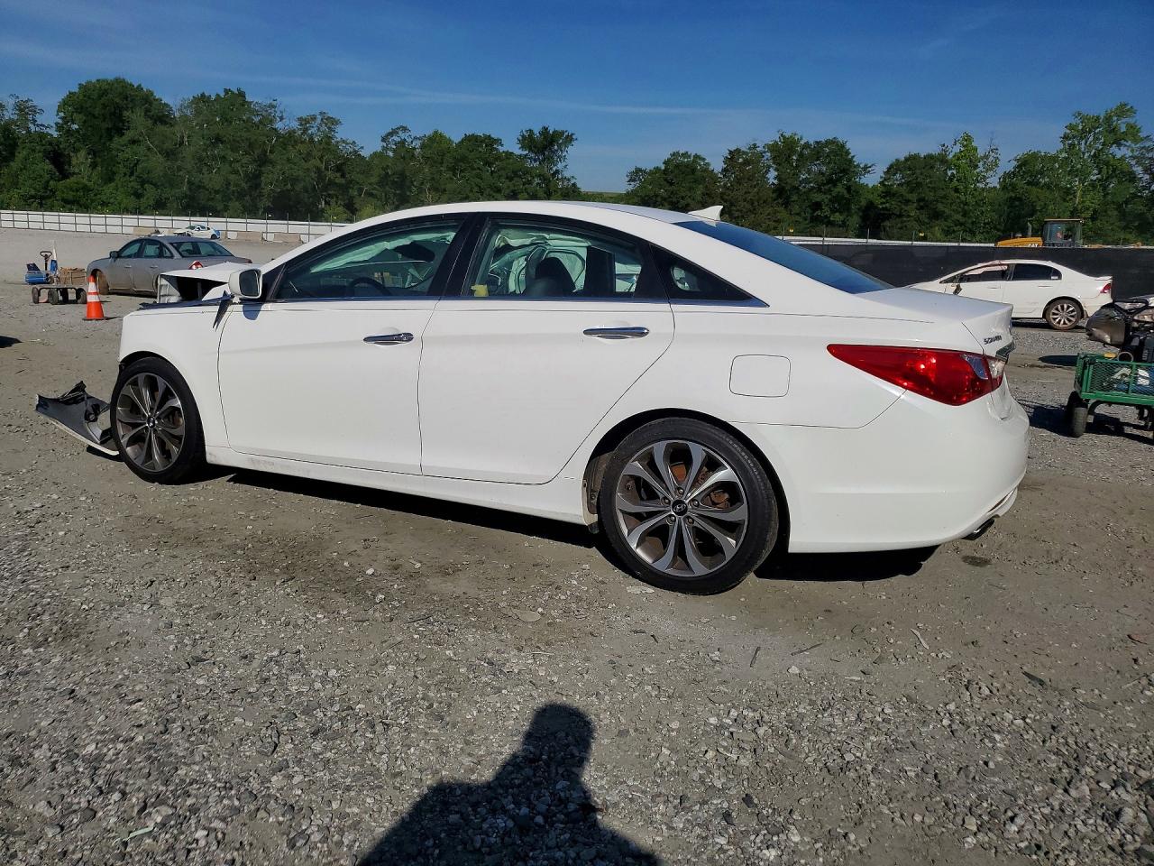 2013 Hyundai Sonata Se 2.0t White vin: 5NPEC4AB3DH805066