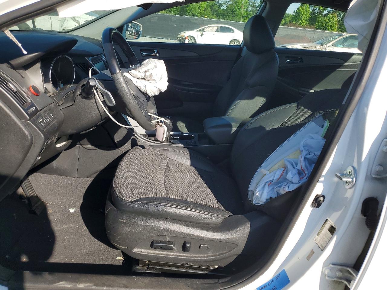 2013 Hyundai Sonata Se 2.0t White vin: 5NPEC4AB3DH805066