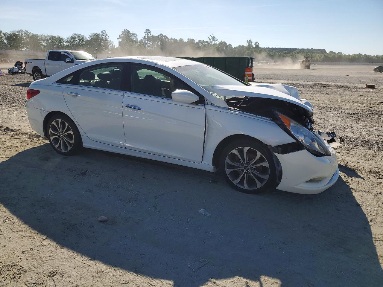 2013 Hyundai Sonata Se 2.0t White vin: 5NPEC4AB3DH805066