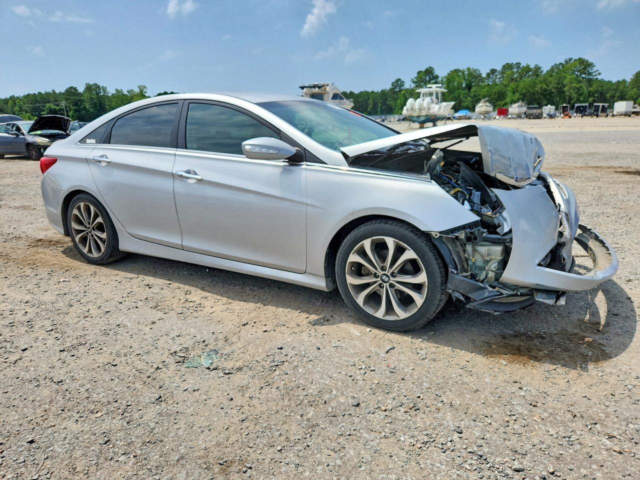2014 Hyundai Sonata Se 2.0t Silver vin: 5NPEC4AB3EH809040