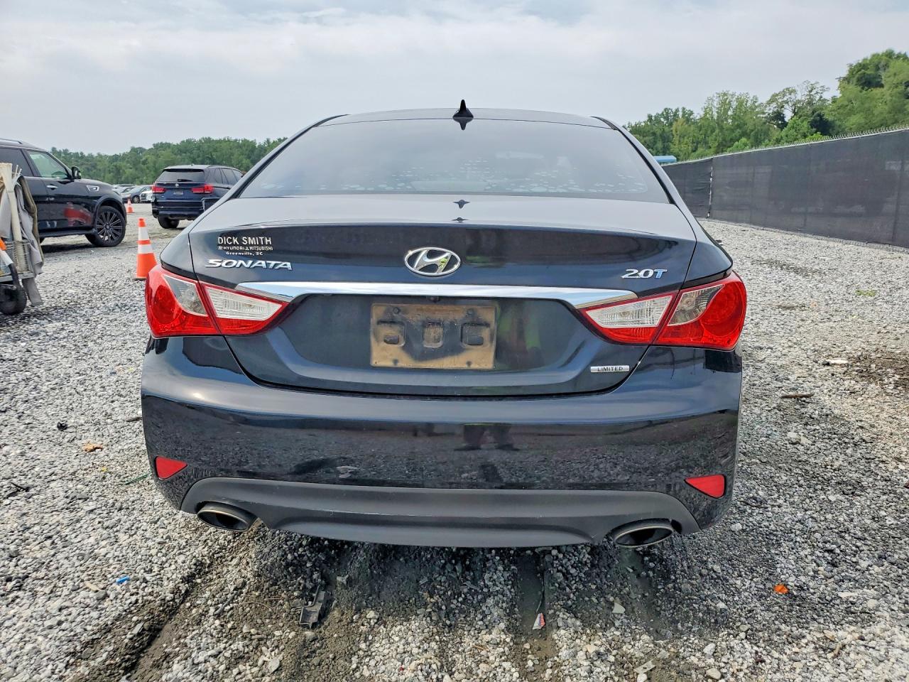2014 Hyundai Sonata Limited 2.0t Black vin: 5NPEC4AB3EH831782