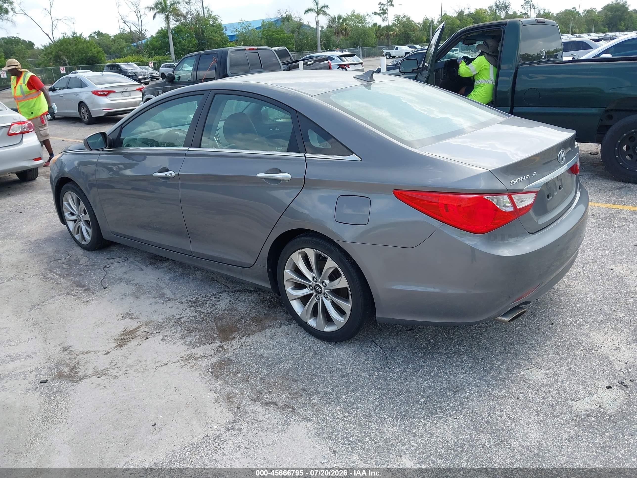 2011 Hyundai Sonata Se/limited Gray vin: 5NPEC4AB4BH196518