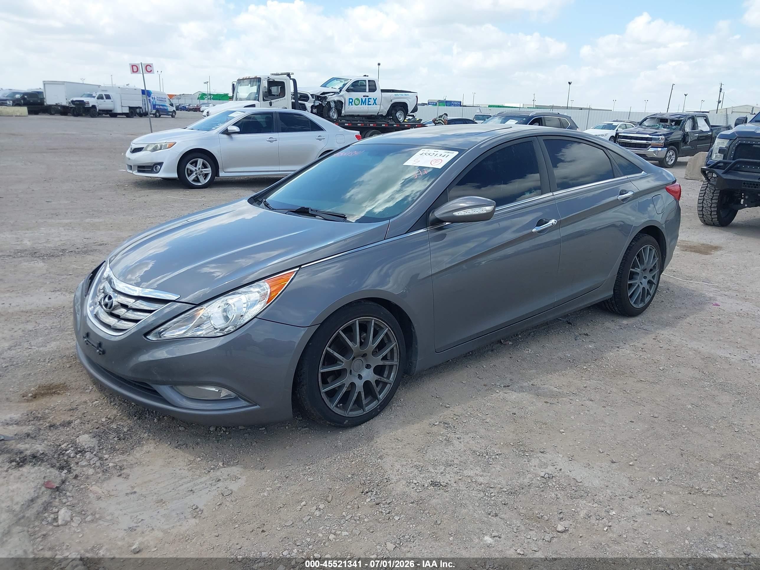 2011 Hyundai Sonata Limited 2.0t Gray vin: 5NPEC4AB4BH241618