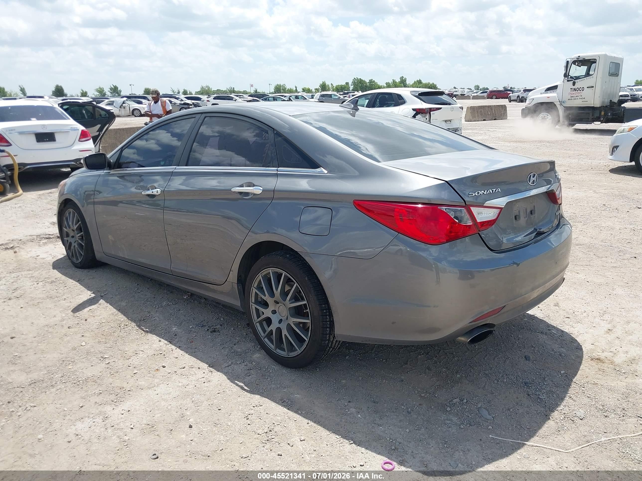2011 Hyundai Sonata Limited 2.0t Gray vin: 5NPEC4AB4BH241618