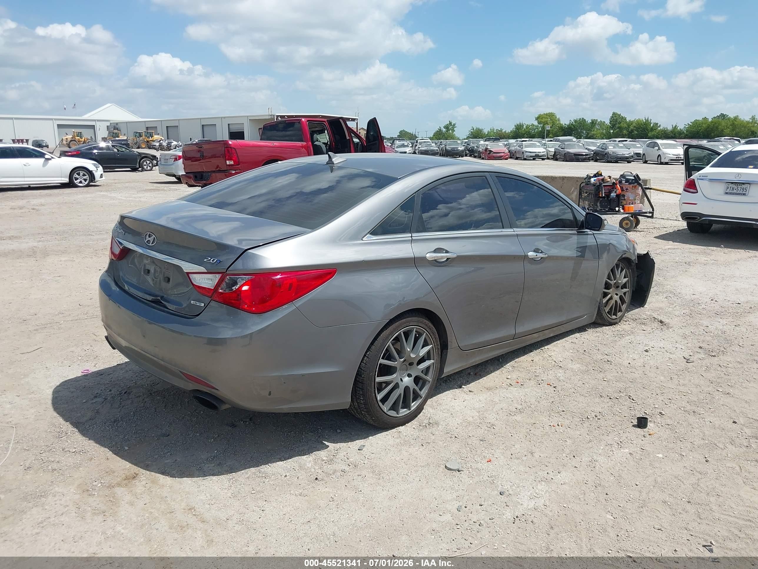 2011 Hyundai Sonata Limited 2.0t Gray vin: 5NPEC4AB4BH241618