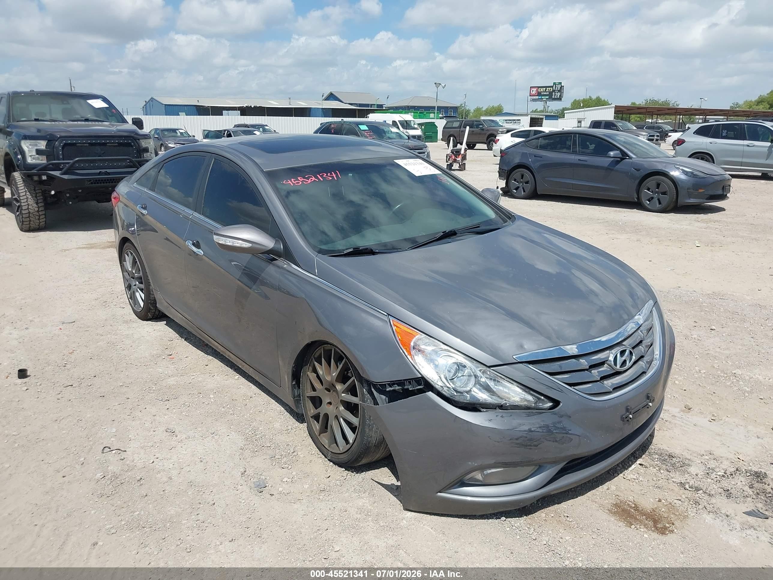 2011 Hyundai Sonata Limited 2.0t Gray vin: 5NPEC4AB4BH241618